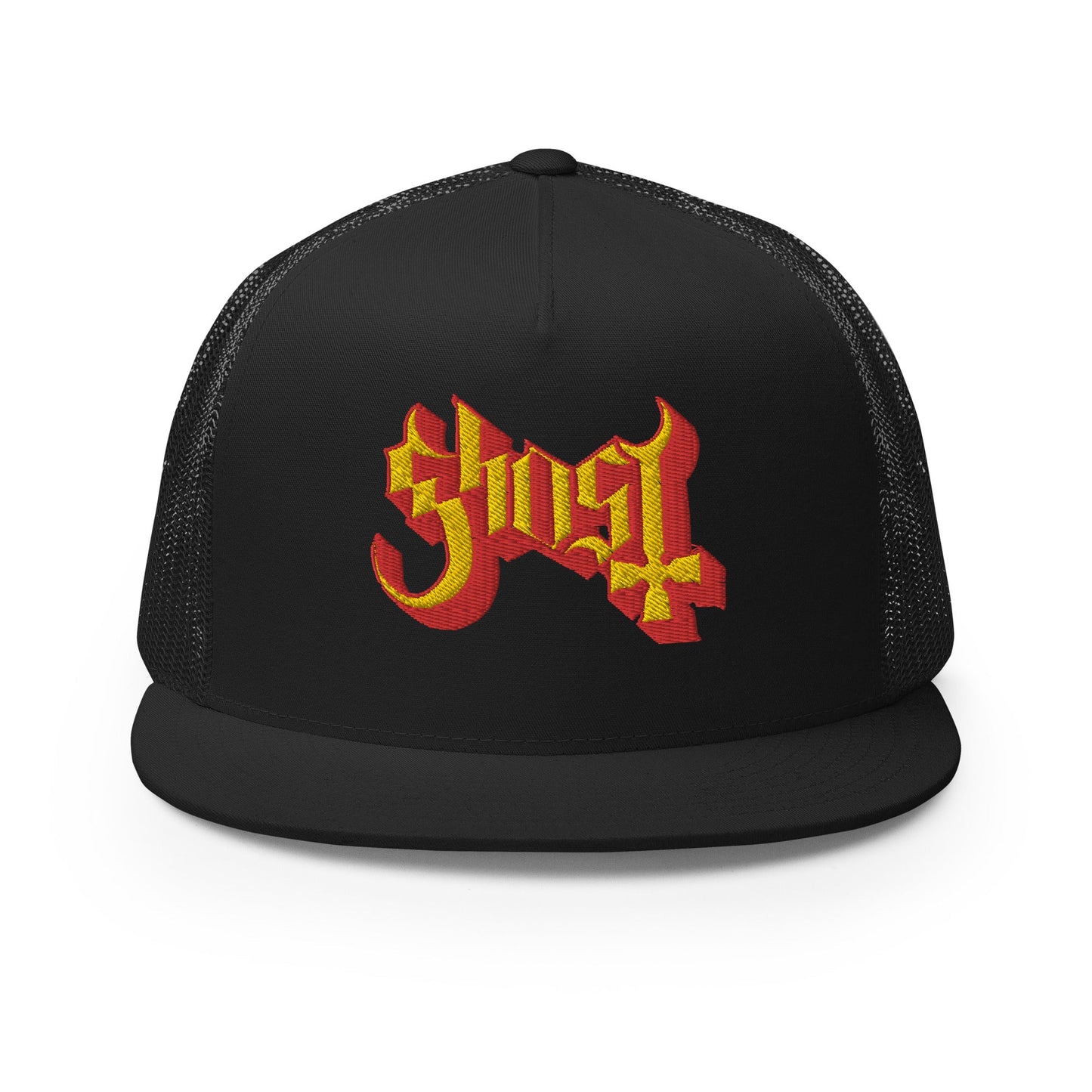 Ghost Embroidered Logo Trucker Hat