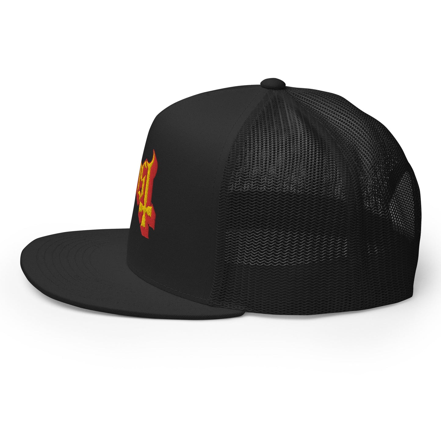 Ghost Embroidered Logo Trucker Hat