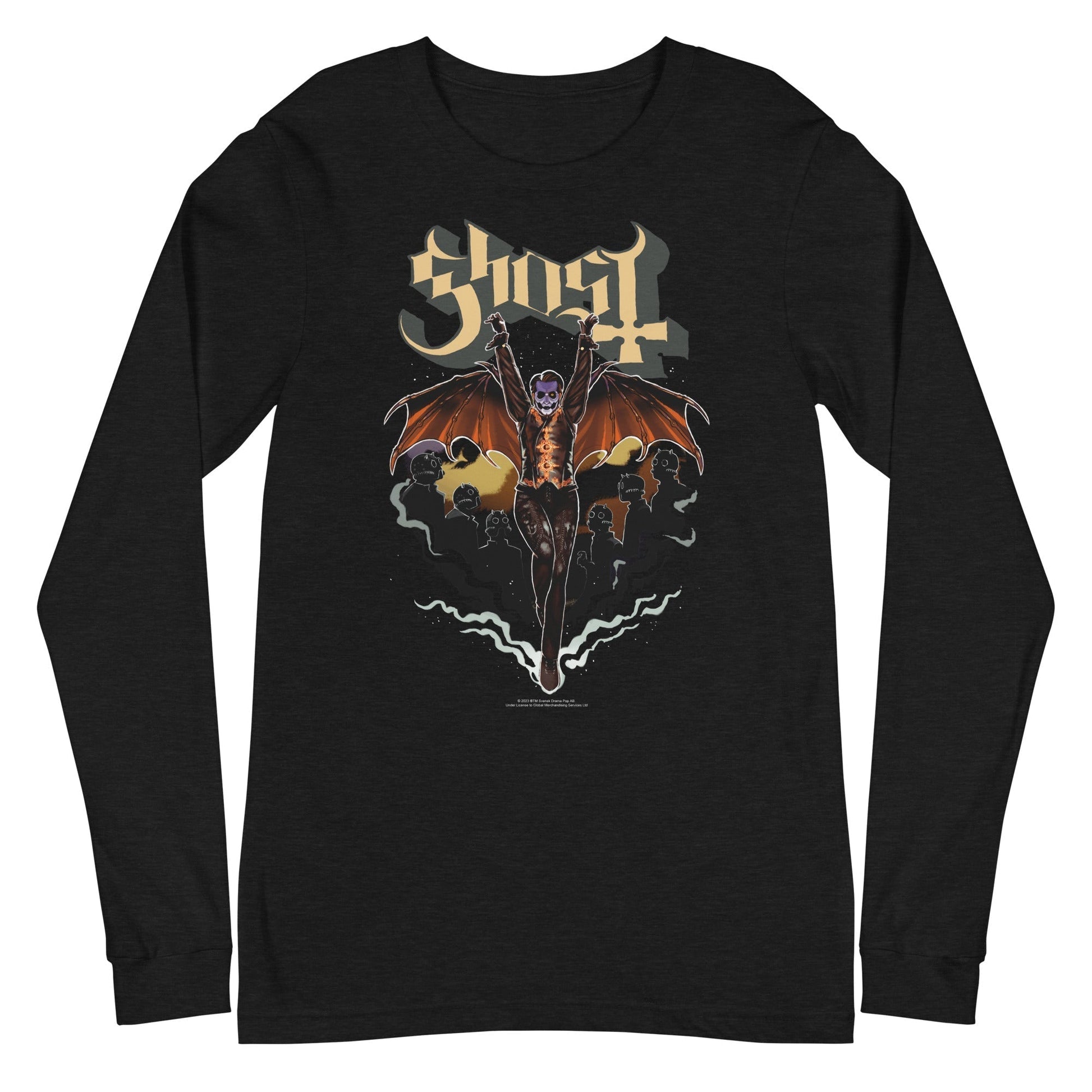 Ghost - Fly Over Long Sleeve T-Shirt Black