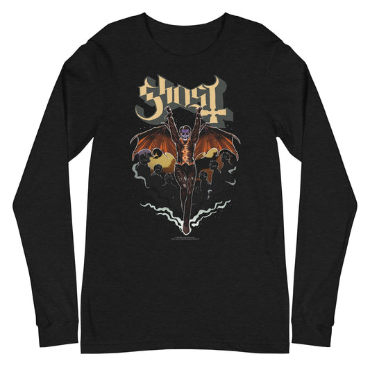 Ghost - Fly Over Long Sleeve T-Shirt Black