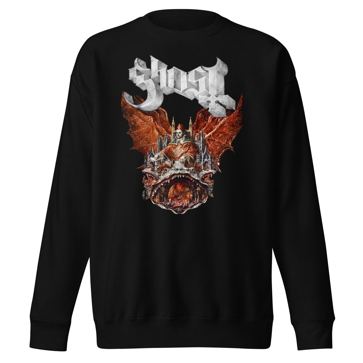 Ghost - Gilded Logo Sweatshirt Black
