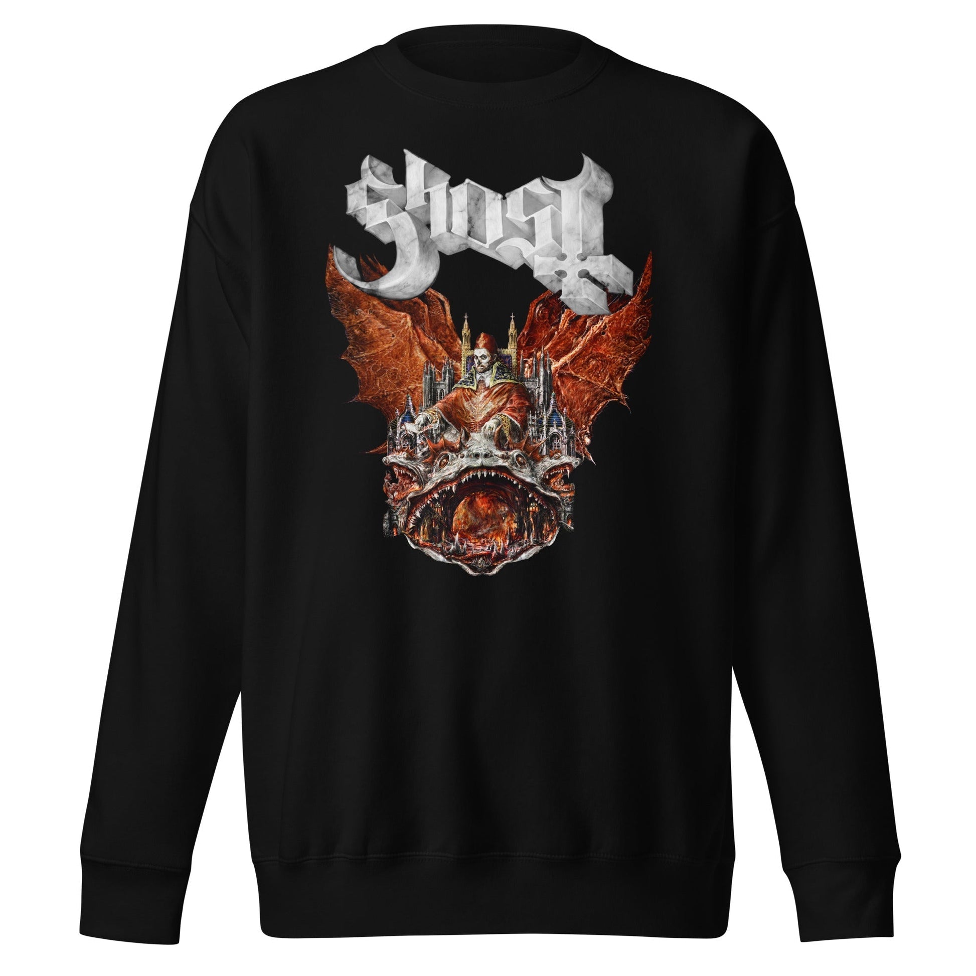Ghost - Gilded Logo Sweatshirt Black
