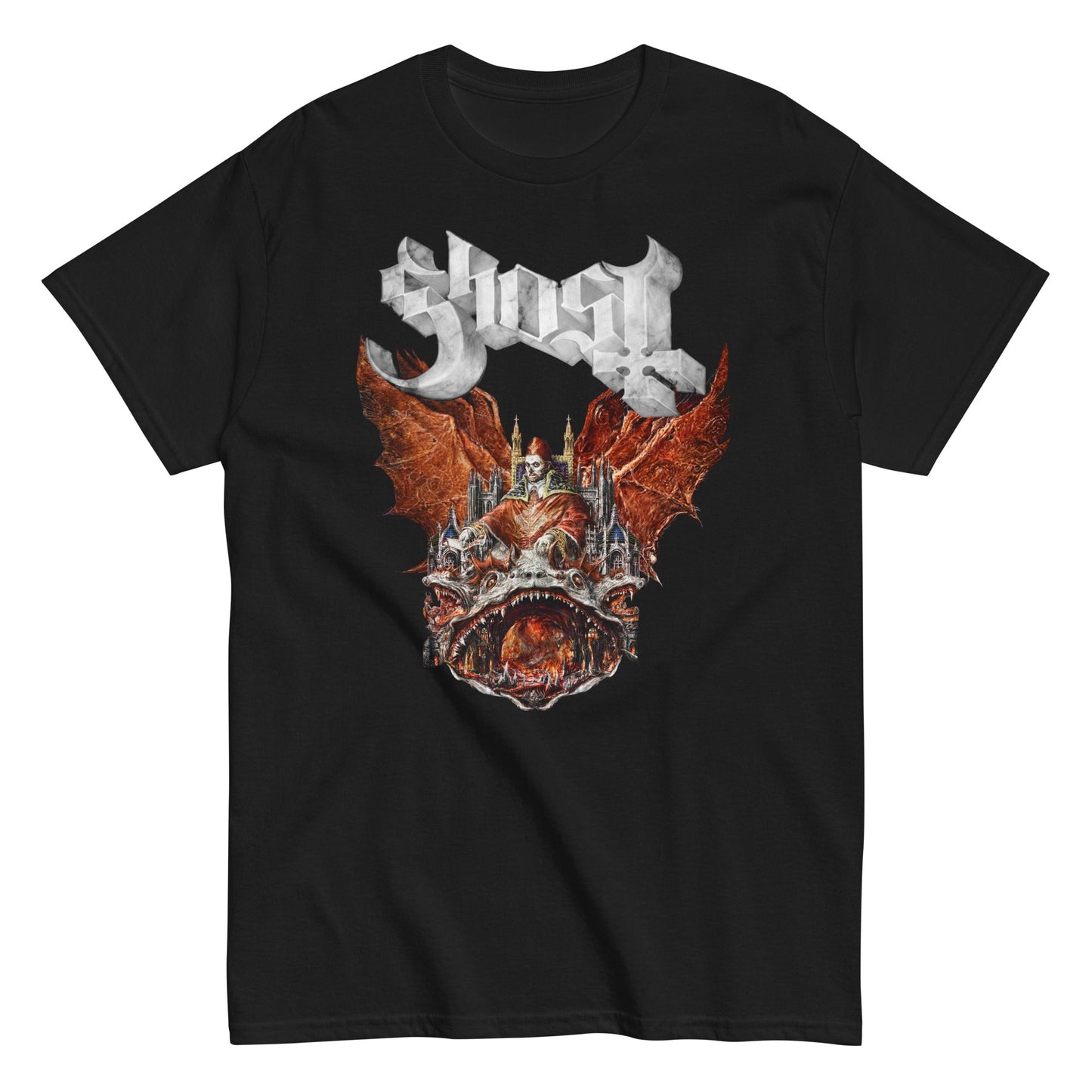 Ghost - Gilded Logo T-Shirt Black