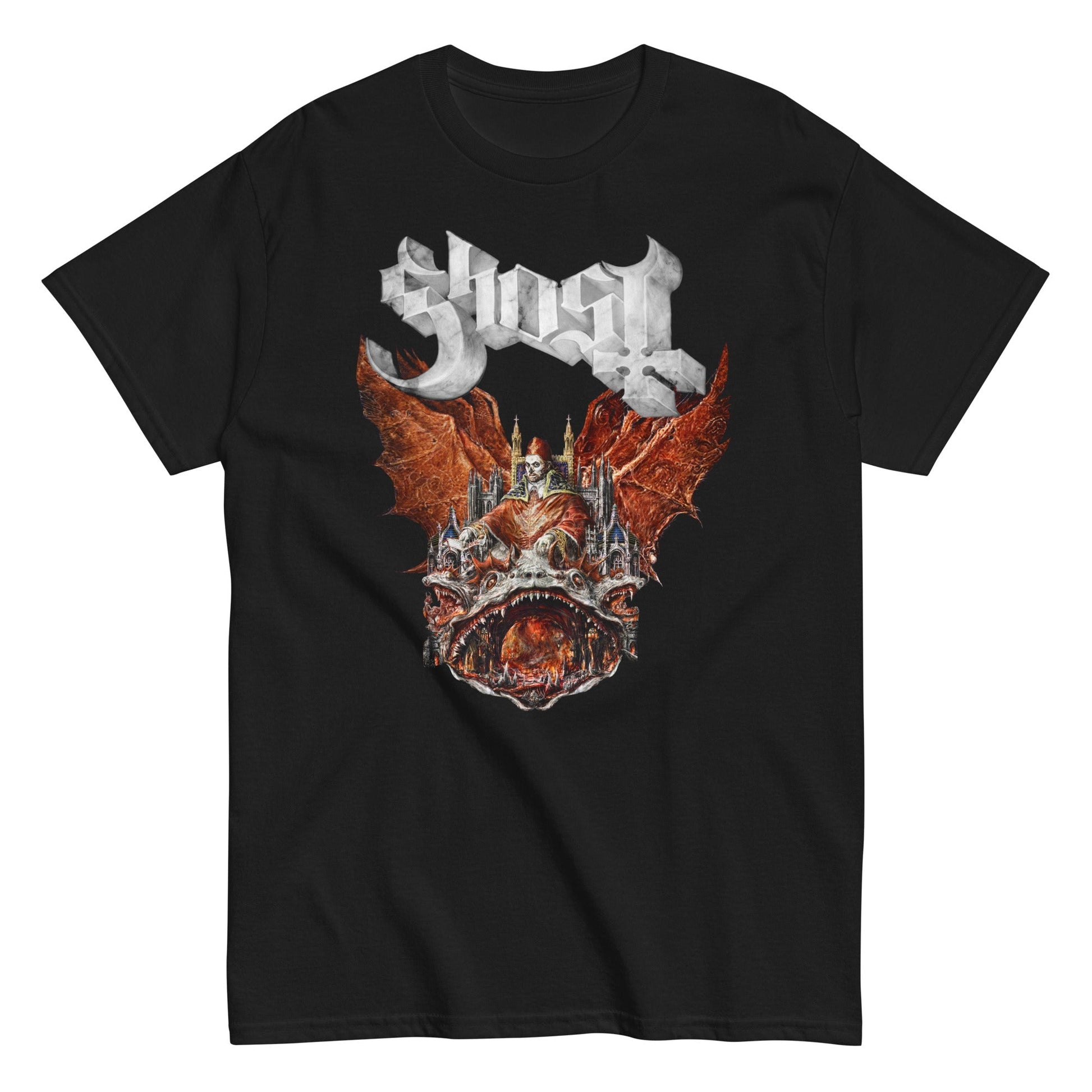 Ghost - Gilded Logo T-Shirt Black
