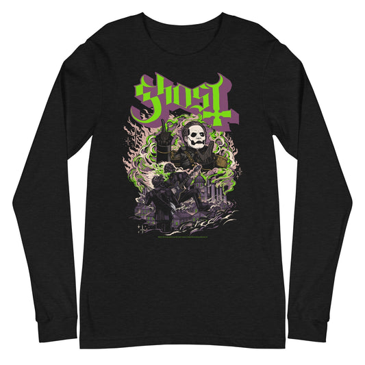 Ghost - Graveyard Long Sleeve T-Shirt Black