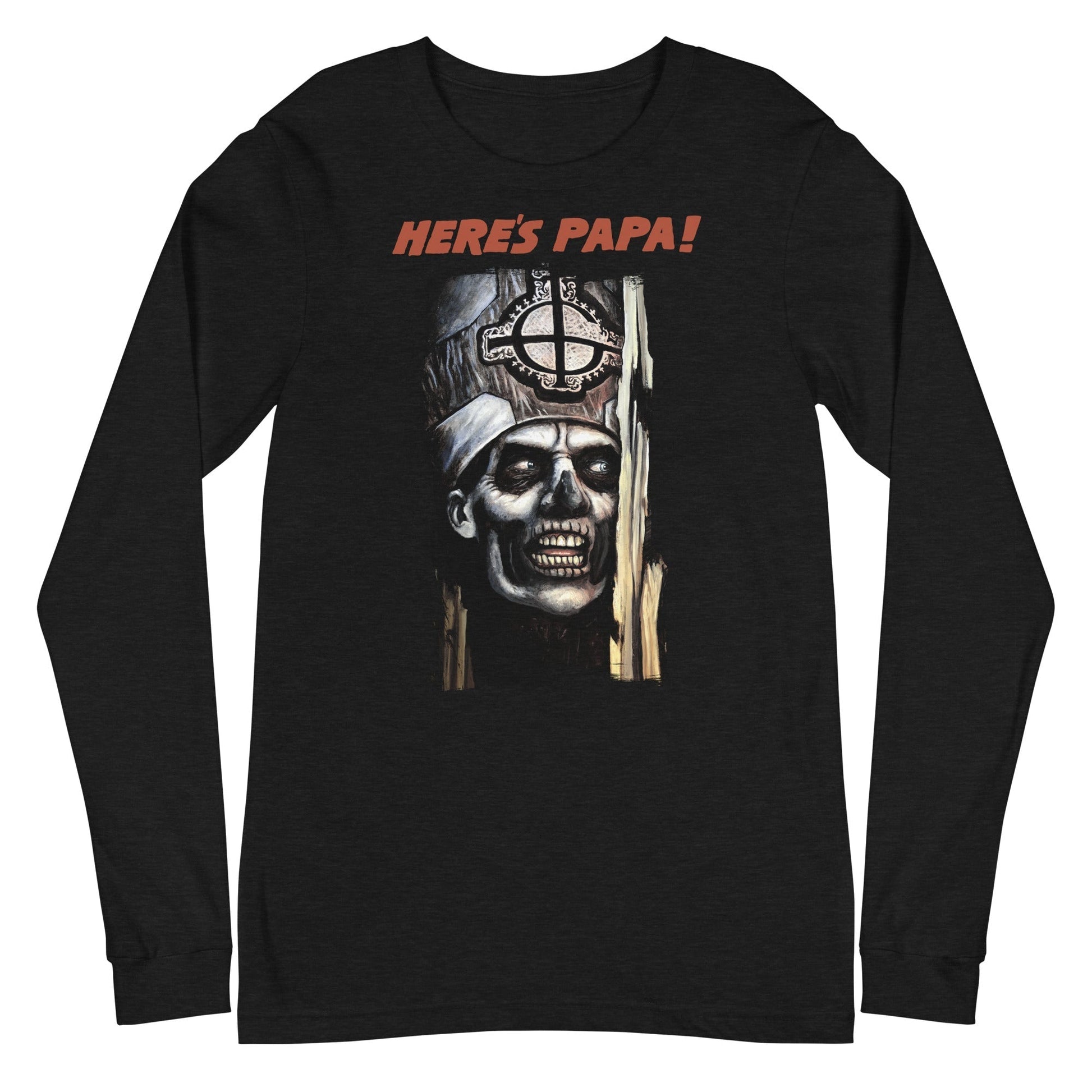 Ghost - Here's Papa Long Sleeve T-Shirt Black