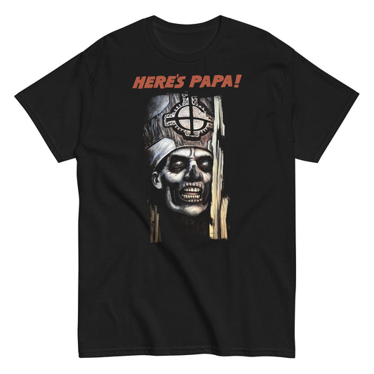 Ghost - Here's Papa T-Shirt Black