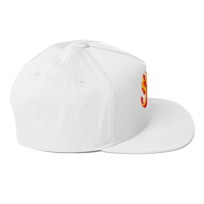 Ghost Logo Embroidered Snapback Hat