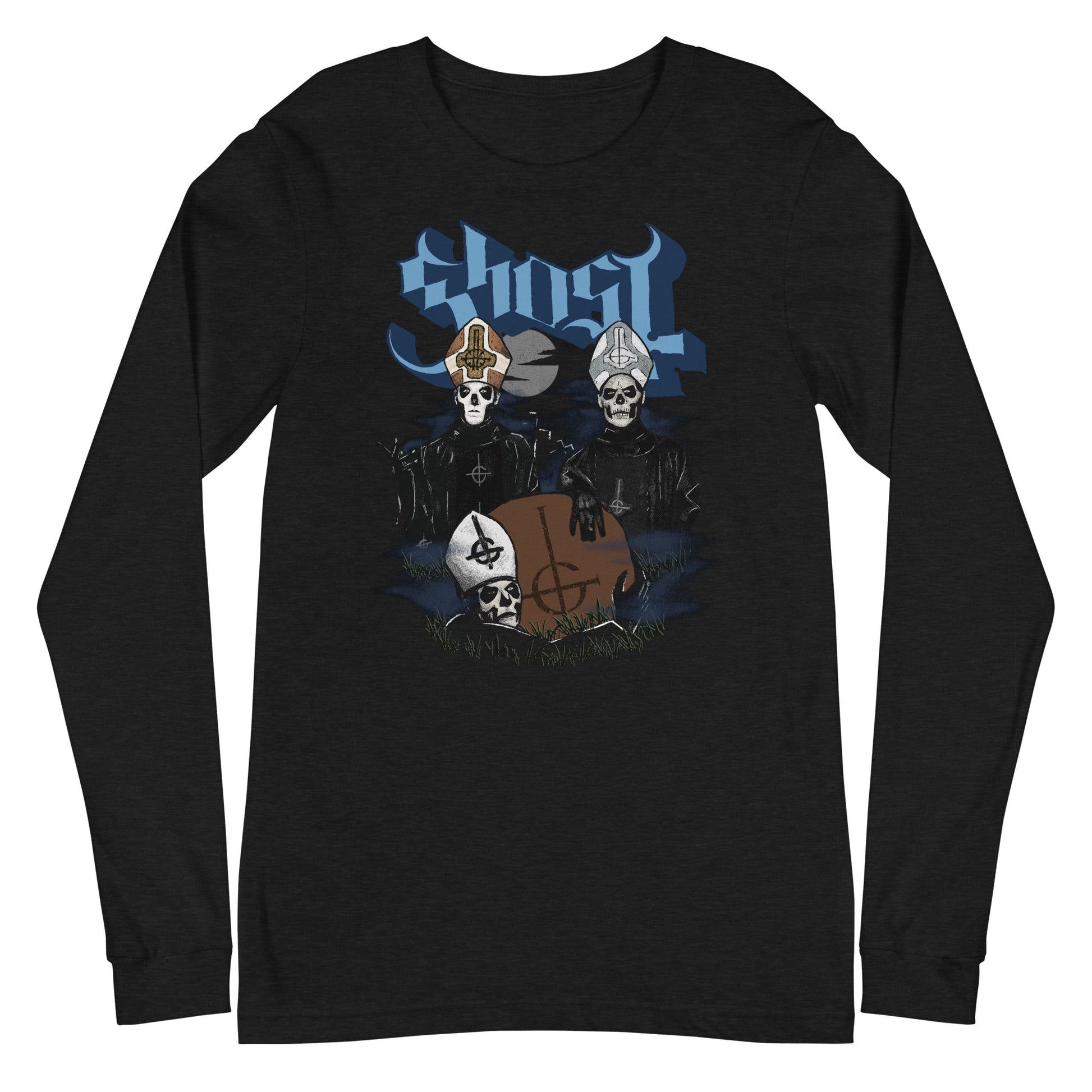 Ghost - Midnight Long Sleeve T-Shirt Black
