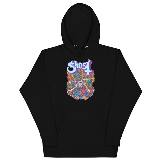 Ghost - Neon Blur Hoodie Black