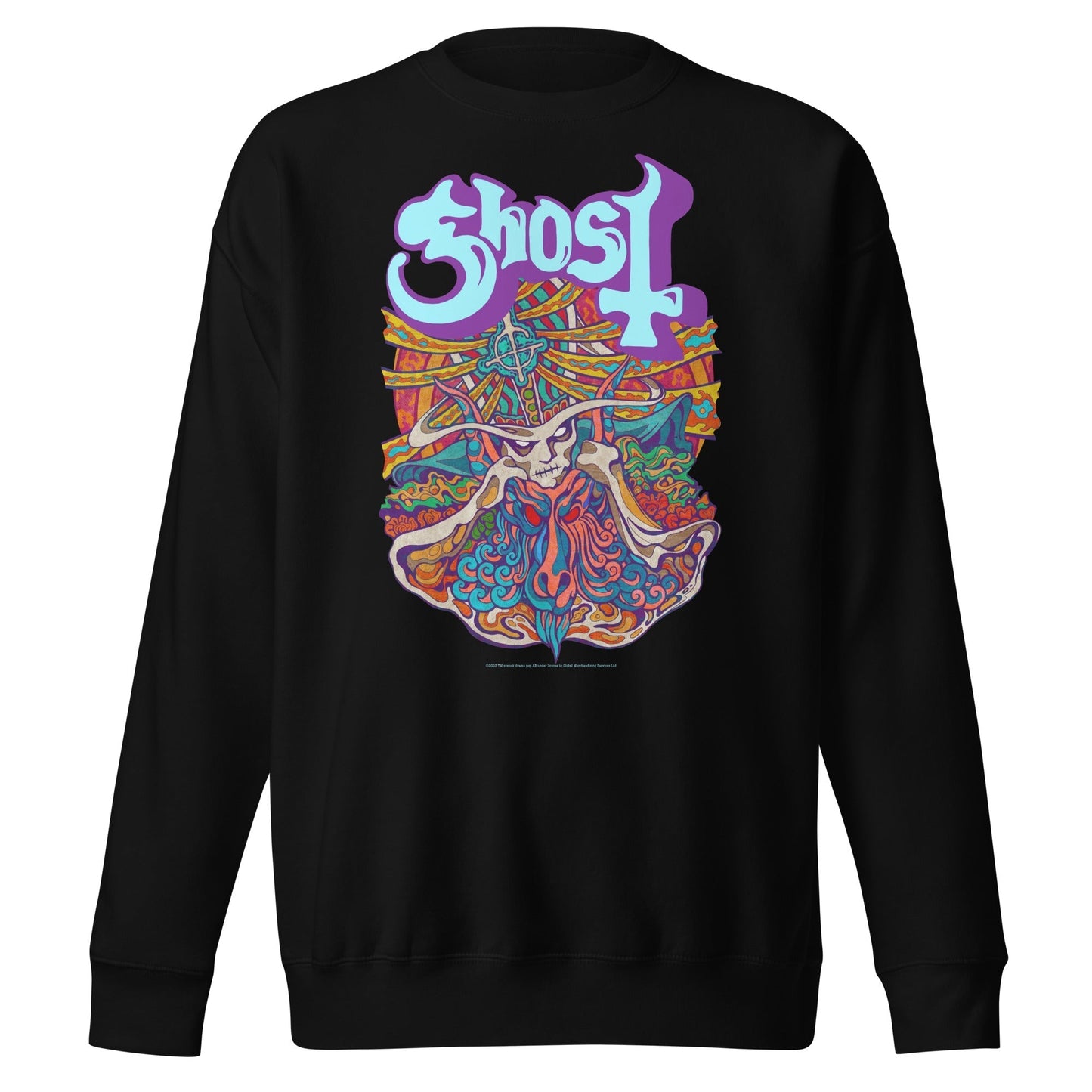 Ghost - Neon Blur Sweatshirt Black