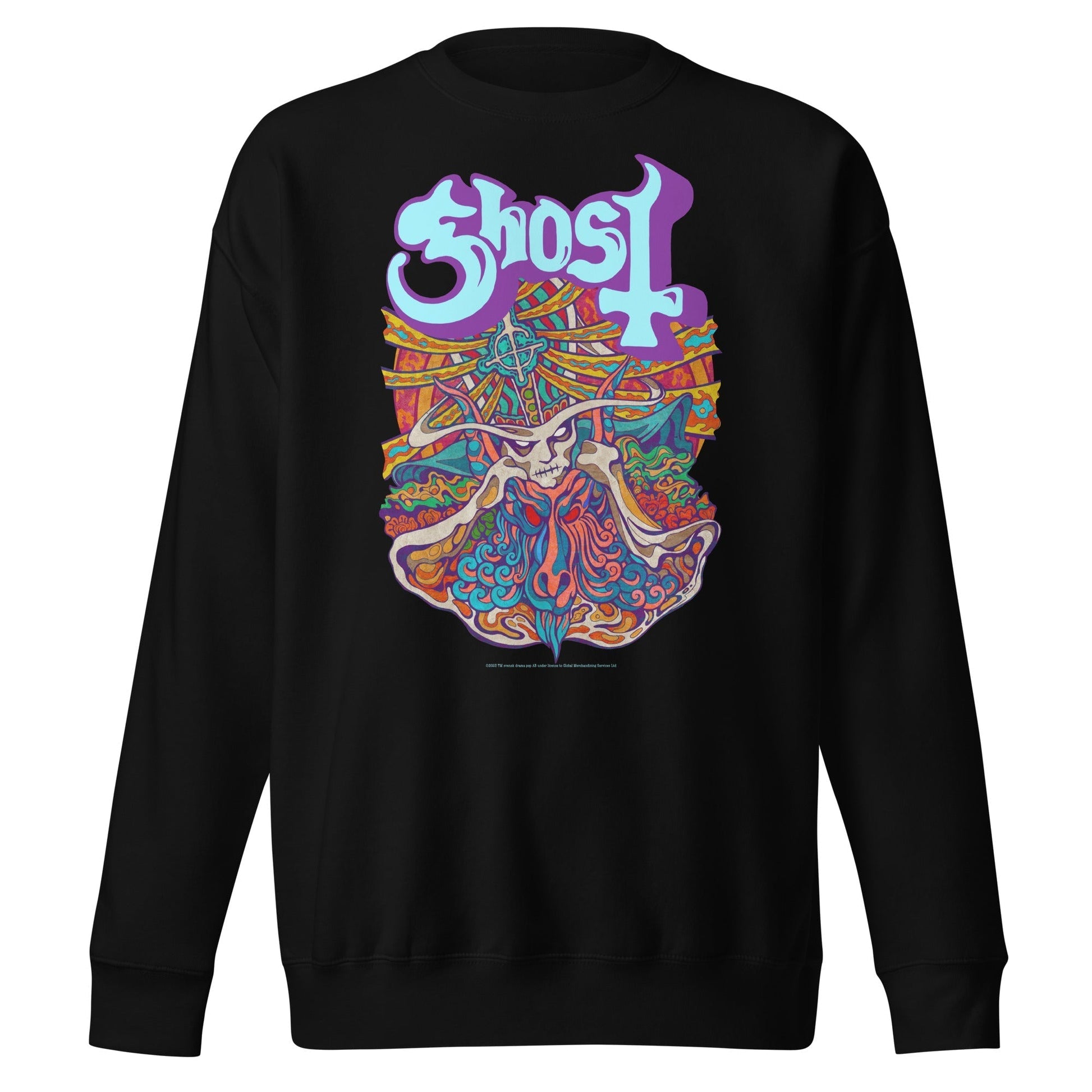 Ghost - Neon Blur Sweatshirt Black
