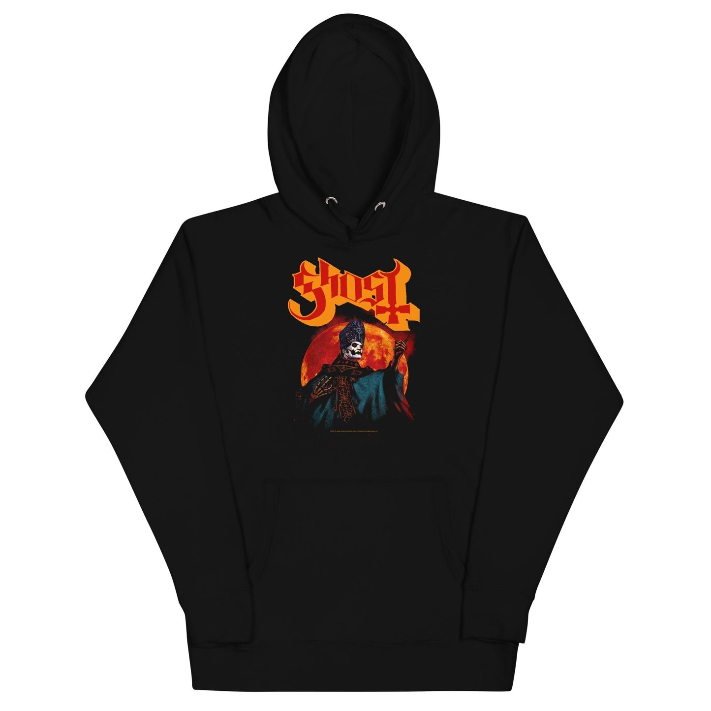 Ghost - Red Moon Hoodie Black