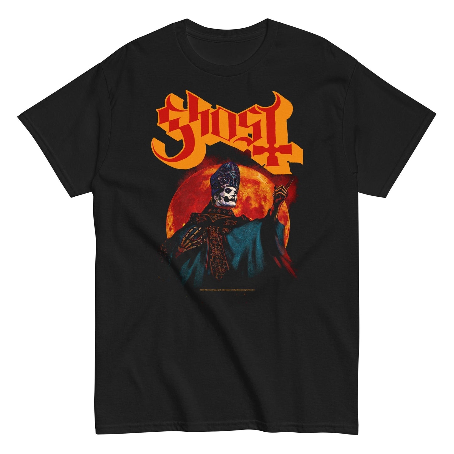 Ghost - Red Moon T-Shirt Black
