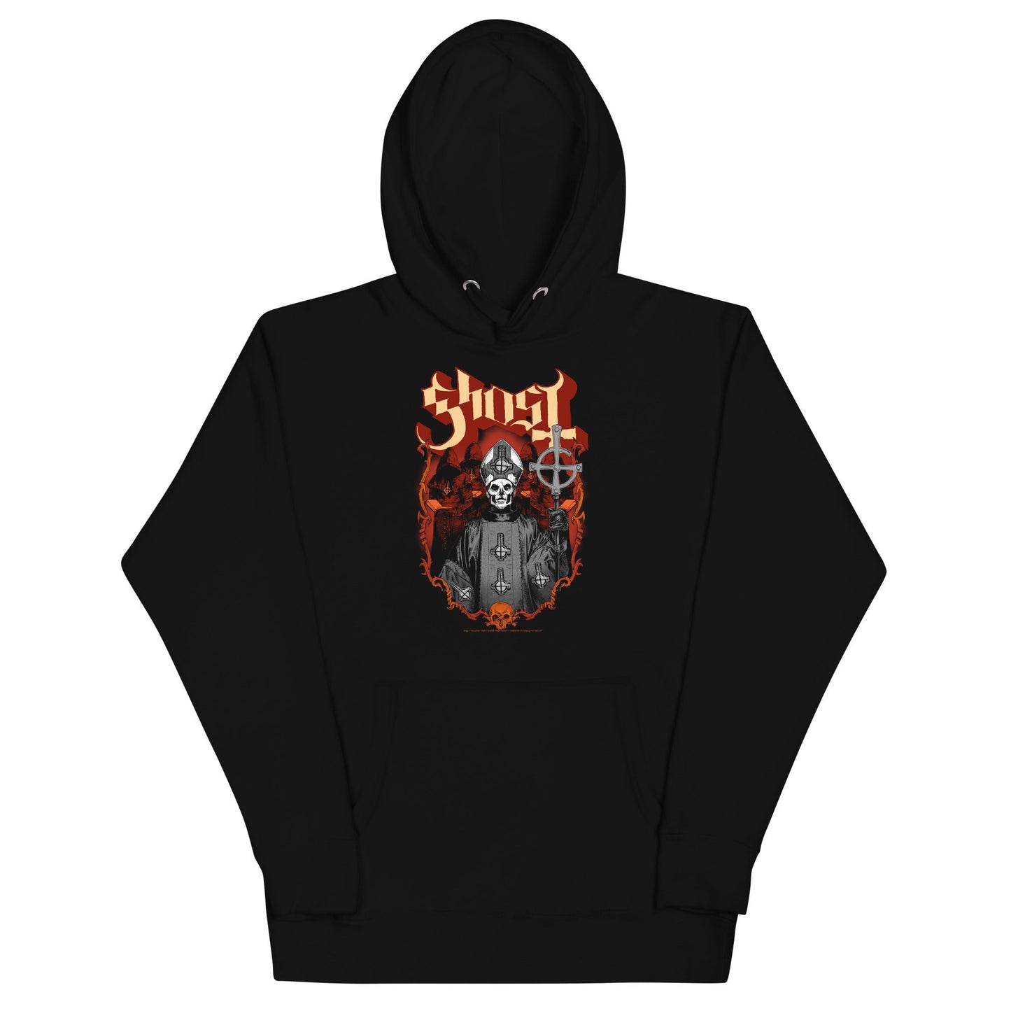 Ghost - Skull and Robes Hoodie Black
