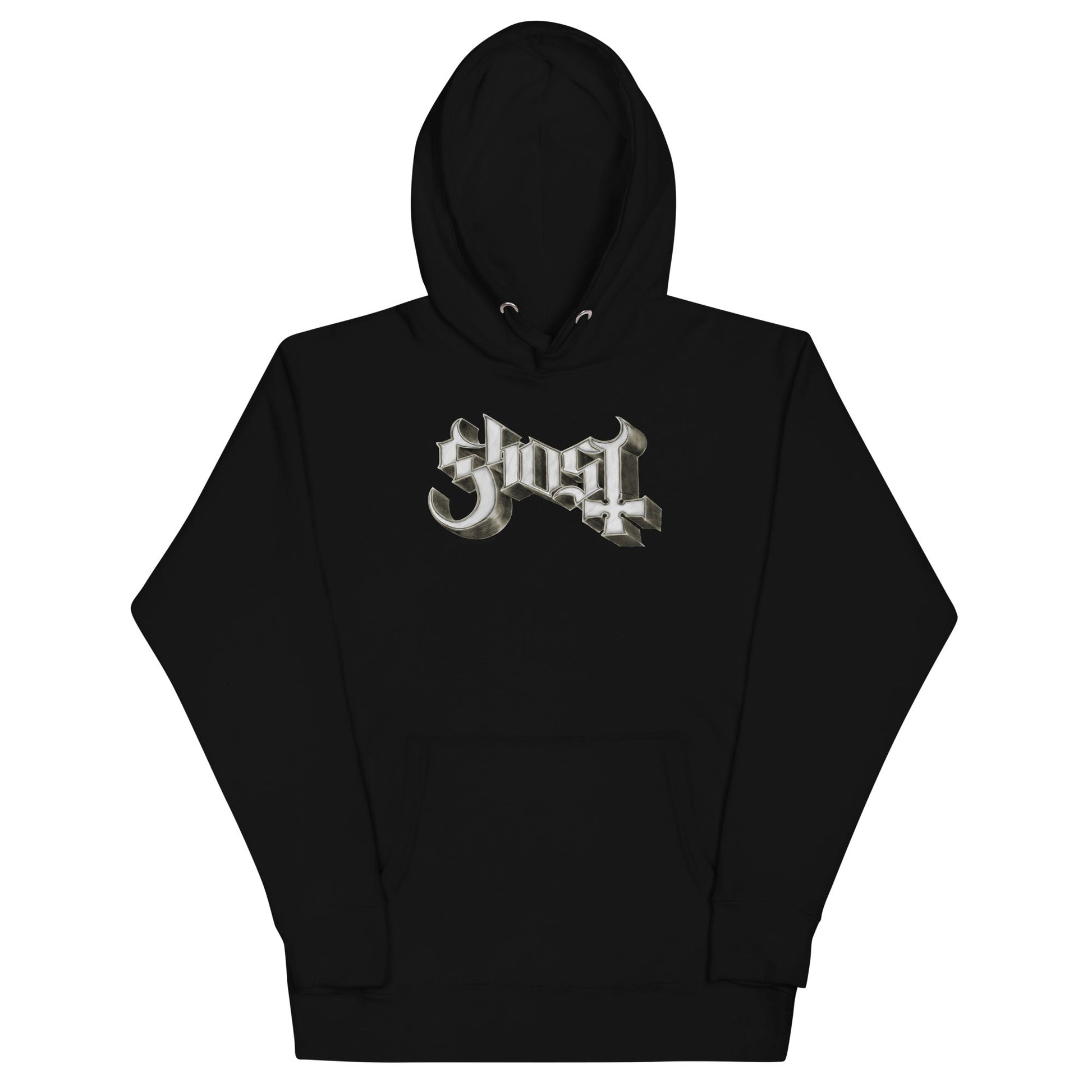 Ghost - Sliver Logo Hoodie Black