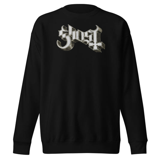 Ghost - Sliver Logo Sweatshirt Black