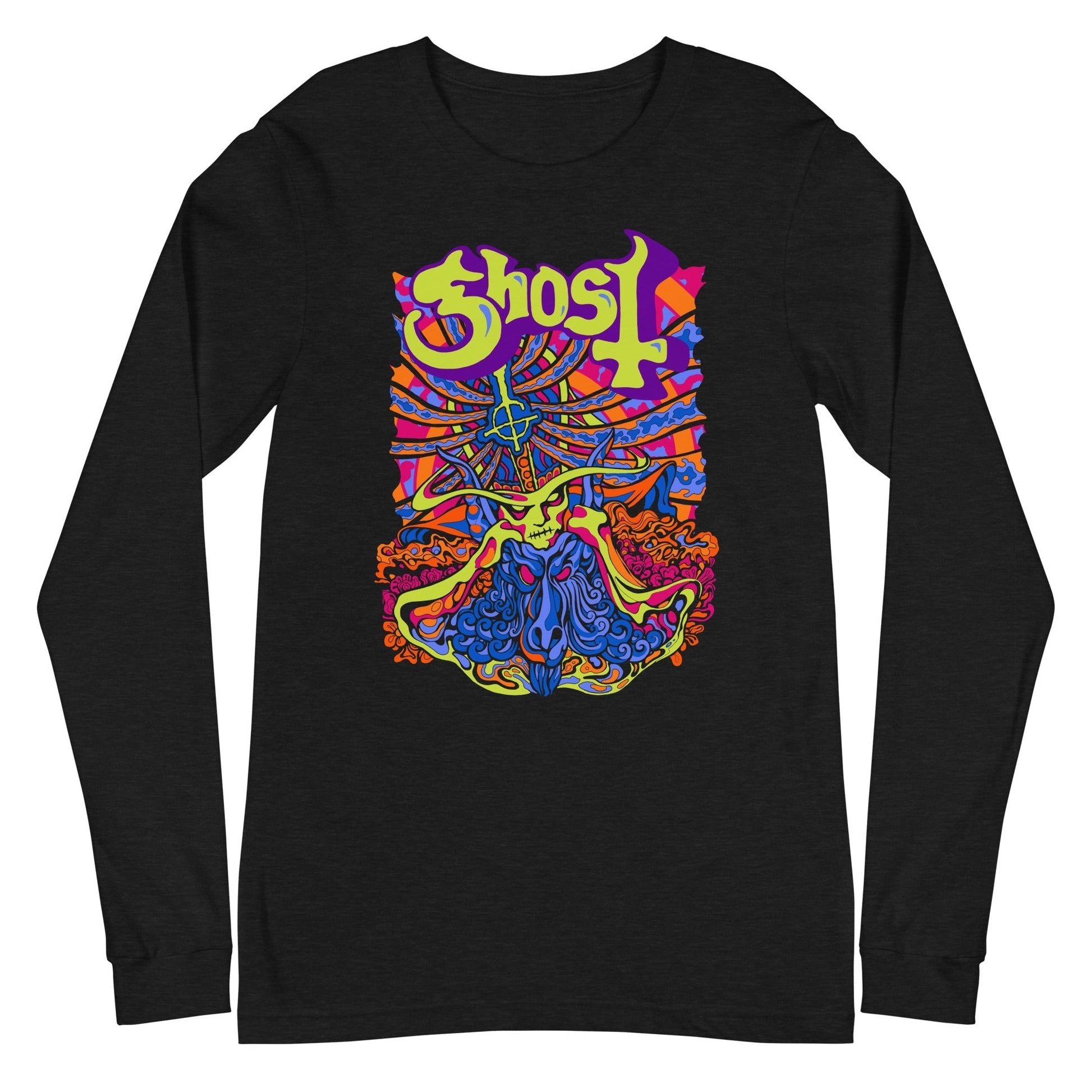 Ghost - Stained Glass Long Sleeve T-Shirt Black