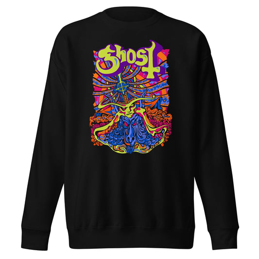 Ghost - Stained Glass Sweatshirt Black