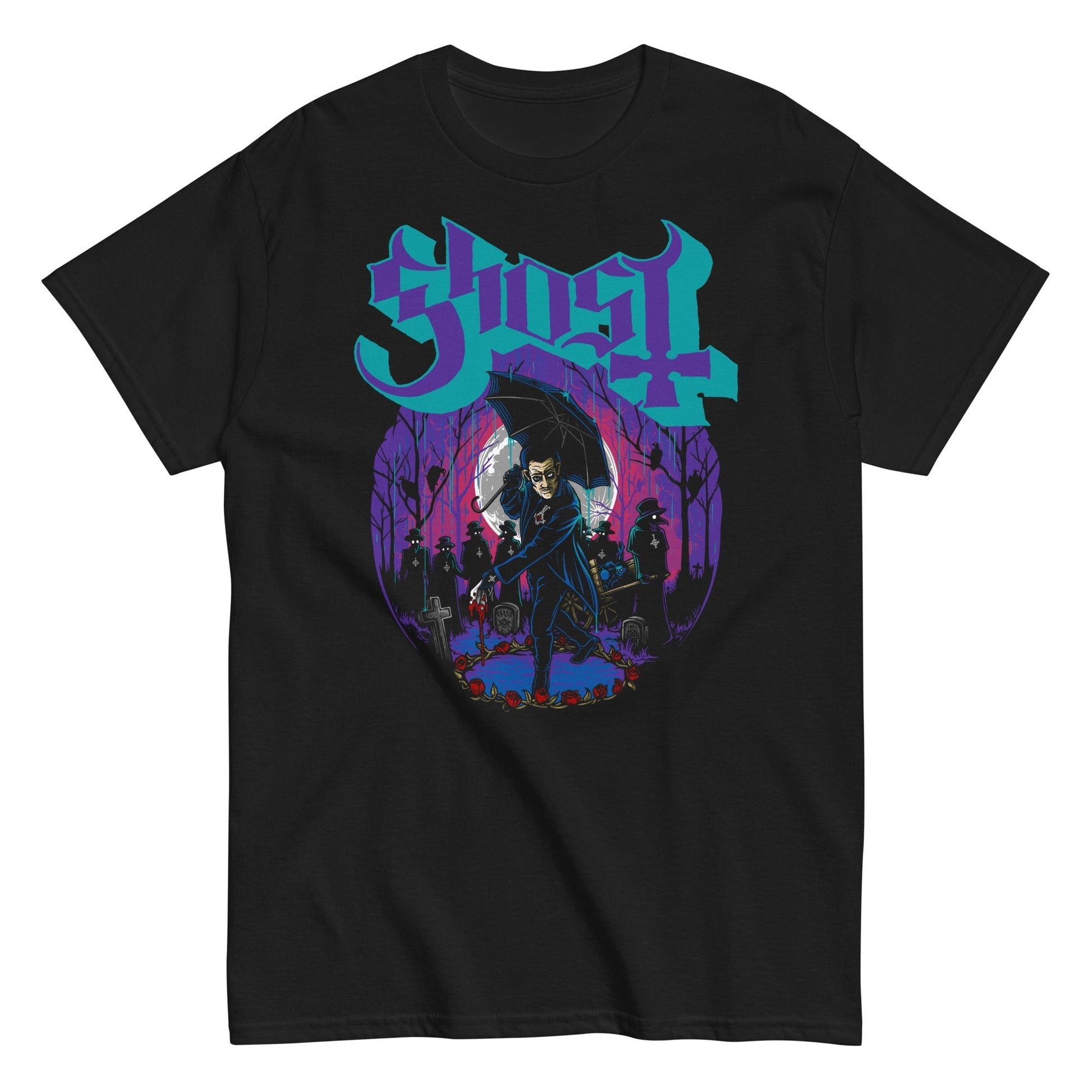 Ghost - Umbrella T-Shirt Black
