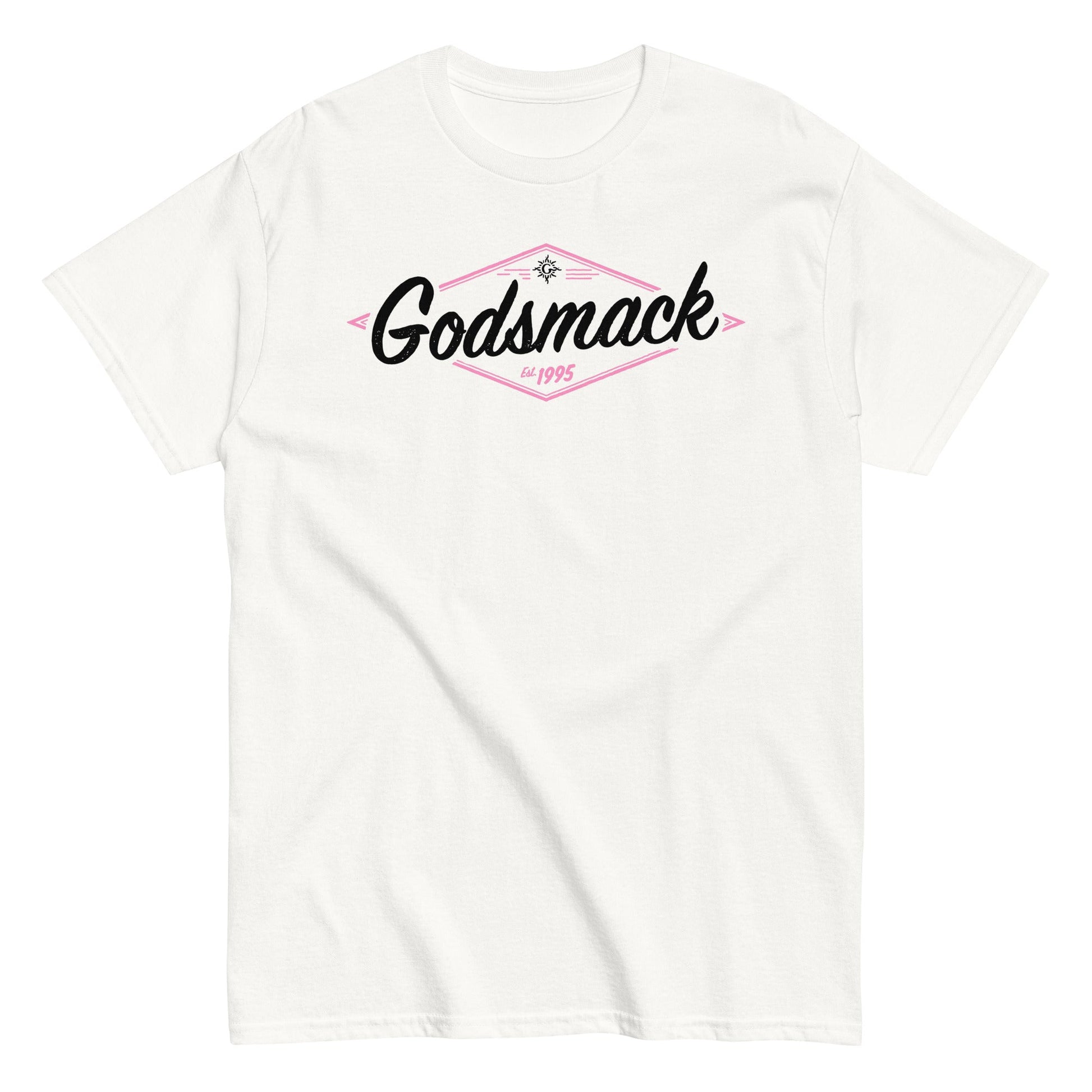 Godsmack - Black and Pink Logo T-Shirt Black