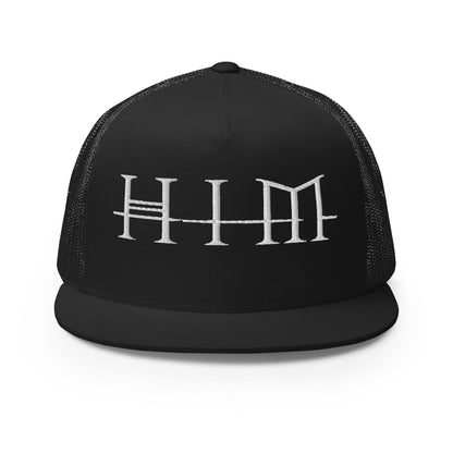 HIM Classic Logo Embroidered Trucker Hat