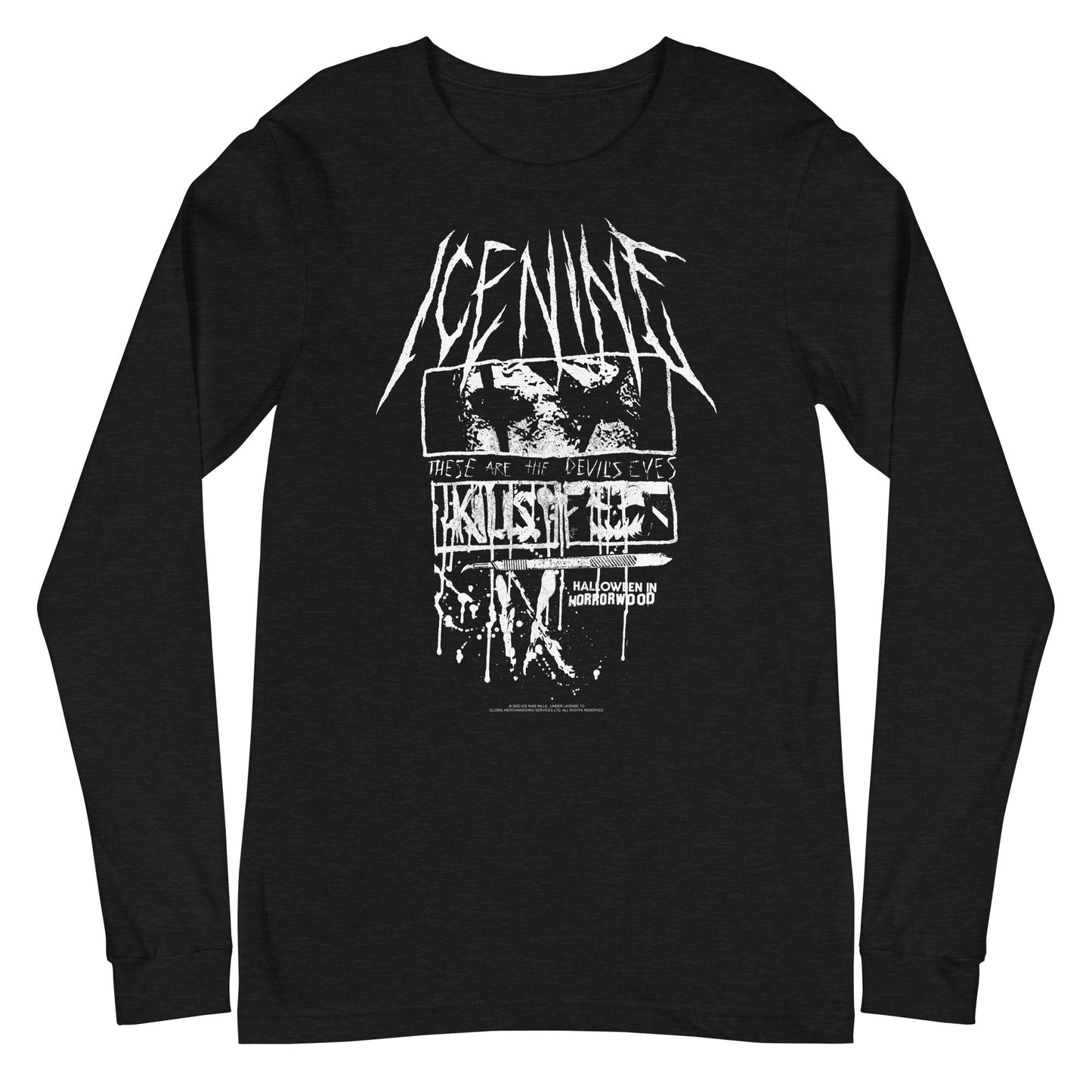 Ice Nine Kills - Devil's Eyes Long Sleeve T-Shirt Black