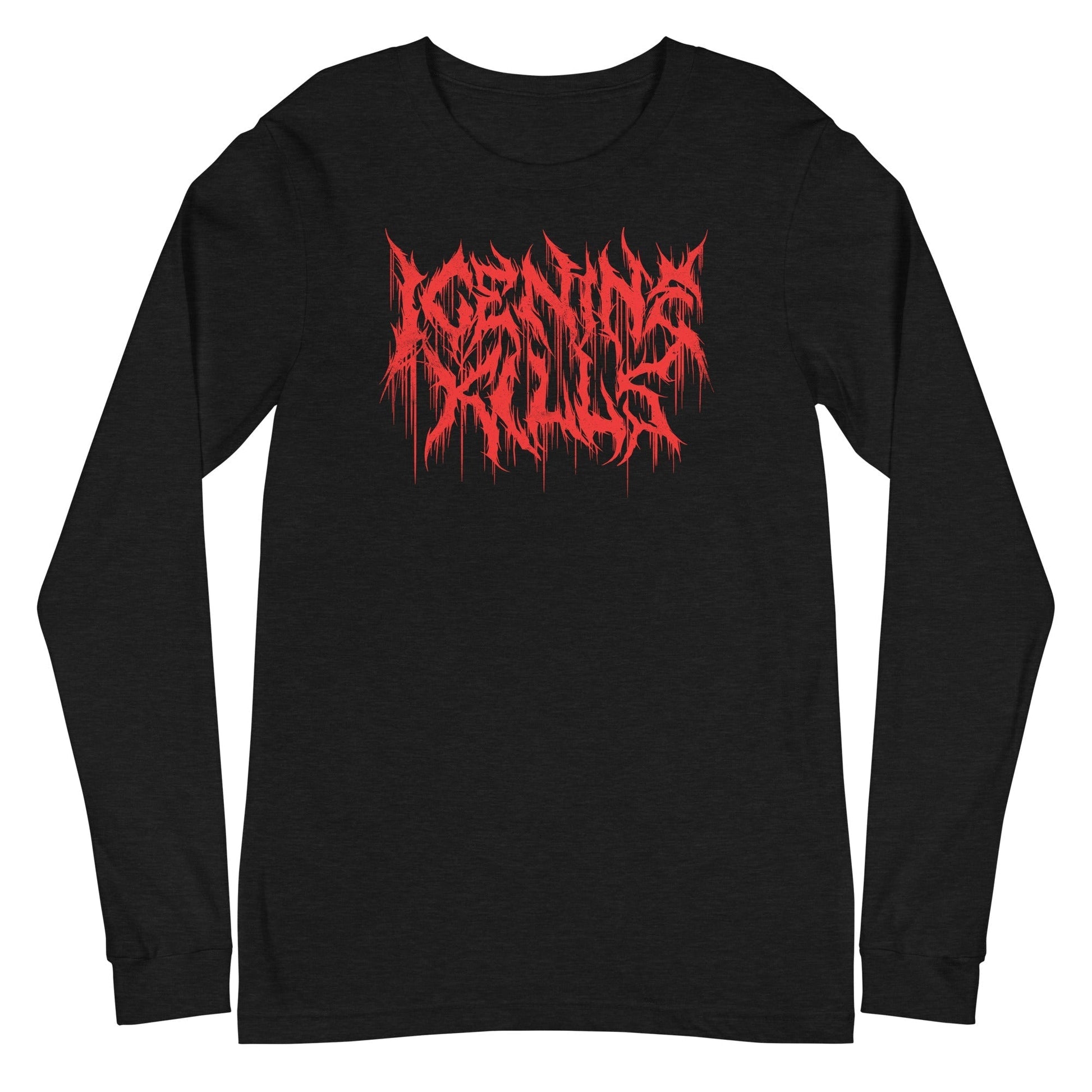 Ice Nine Kills - Drip Logo Long Sleeve T-Shirt Black