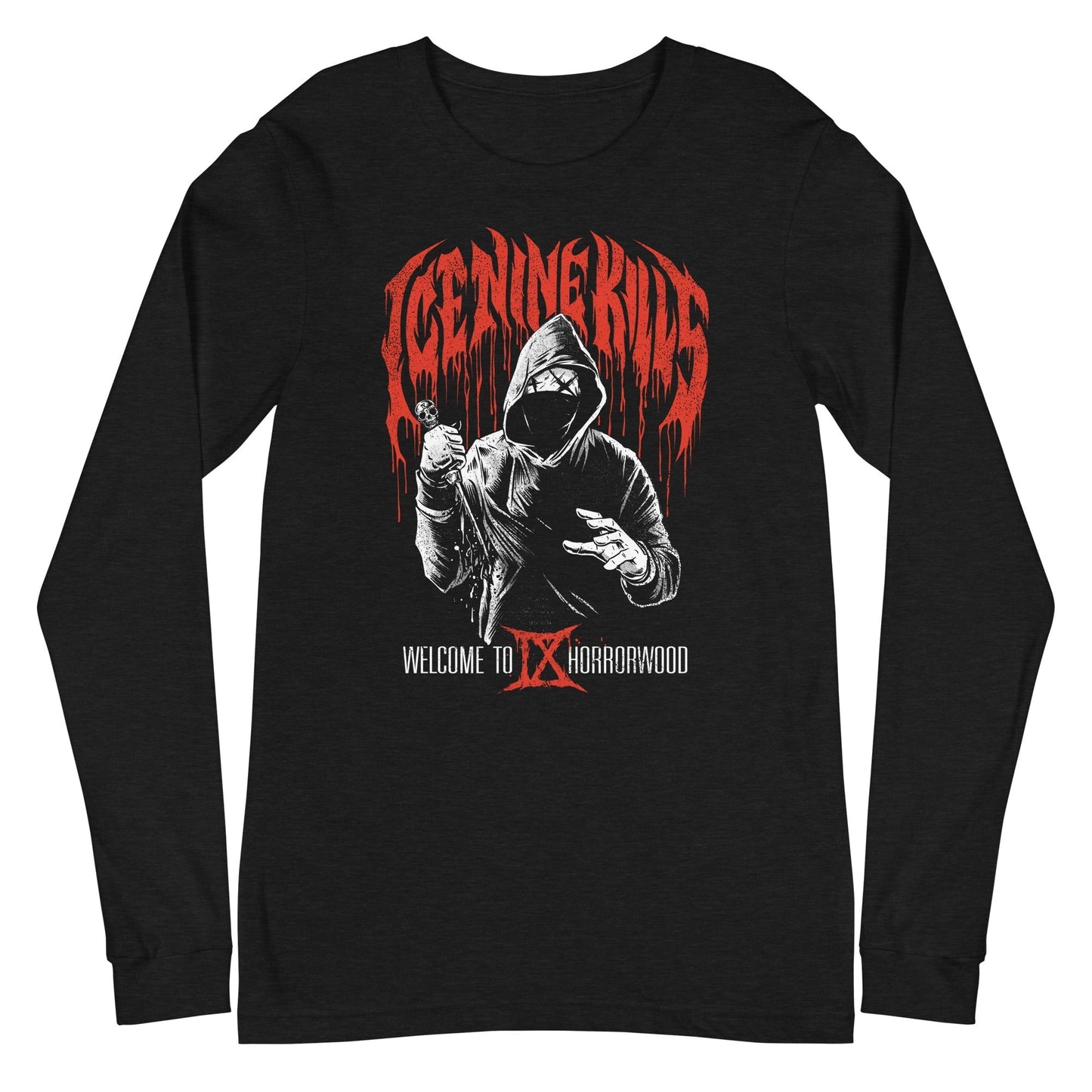 Ice Nine Kills - IX Horrorwood Long Sleeve T-Shirt Black