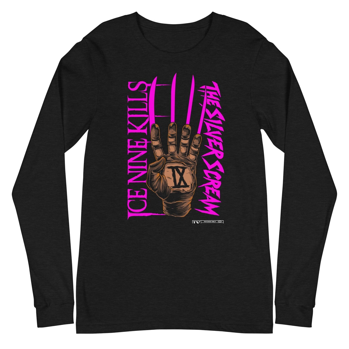 Ice Nine Kills - Silver Scream Long Sleeve T-Shirt Black