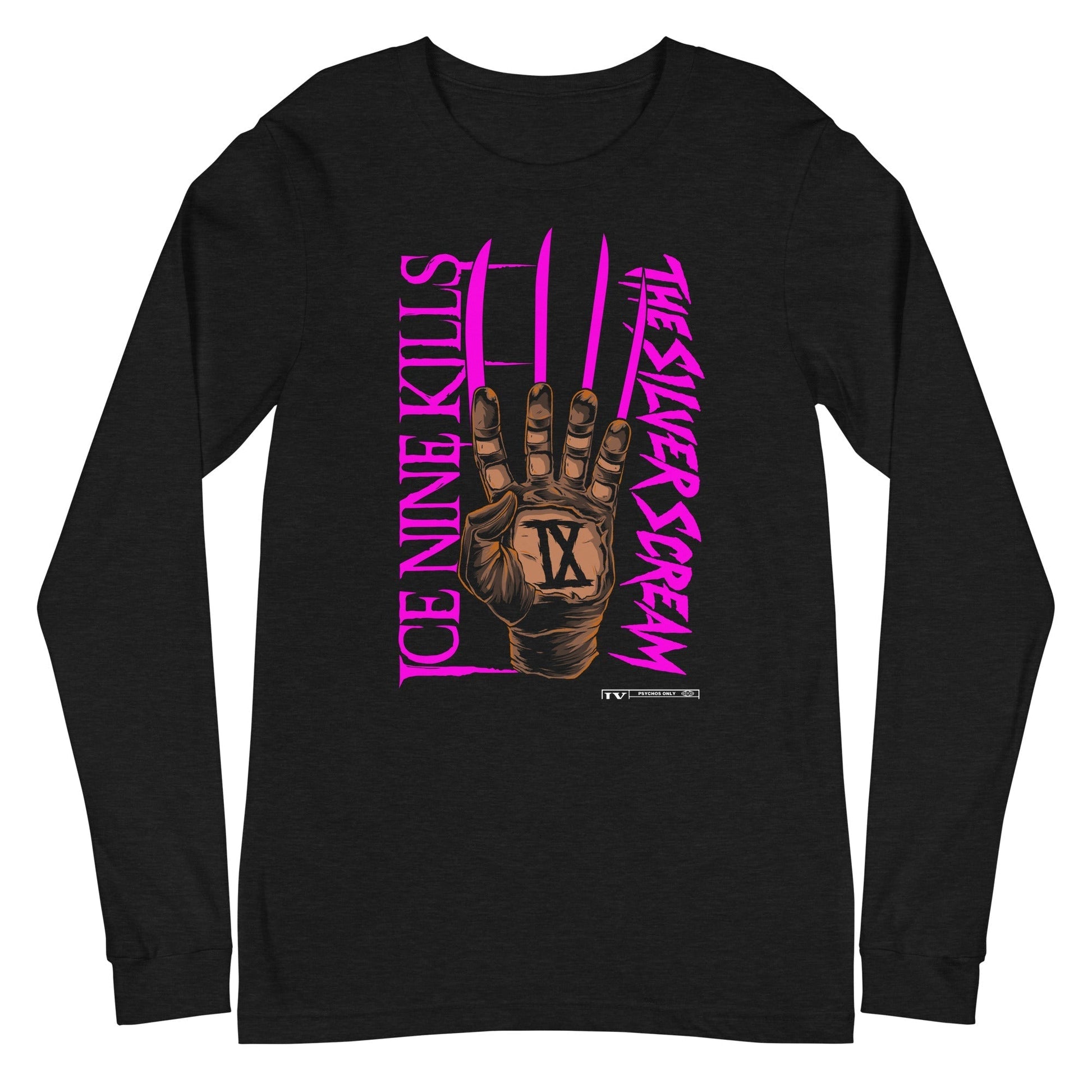 Ice Nine Kills - Silver Scream Long Sleeve T-Shirt Black