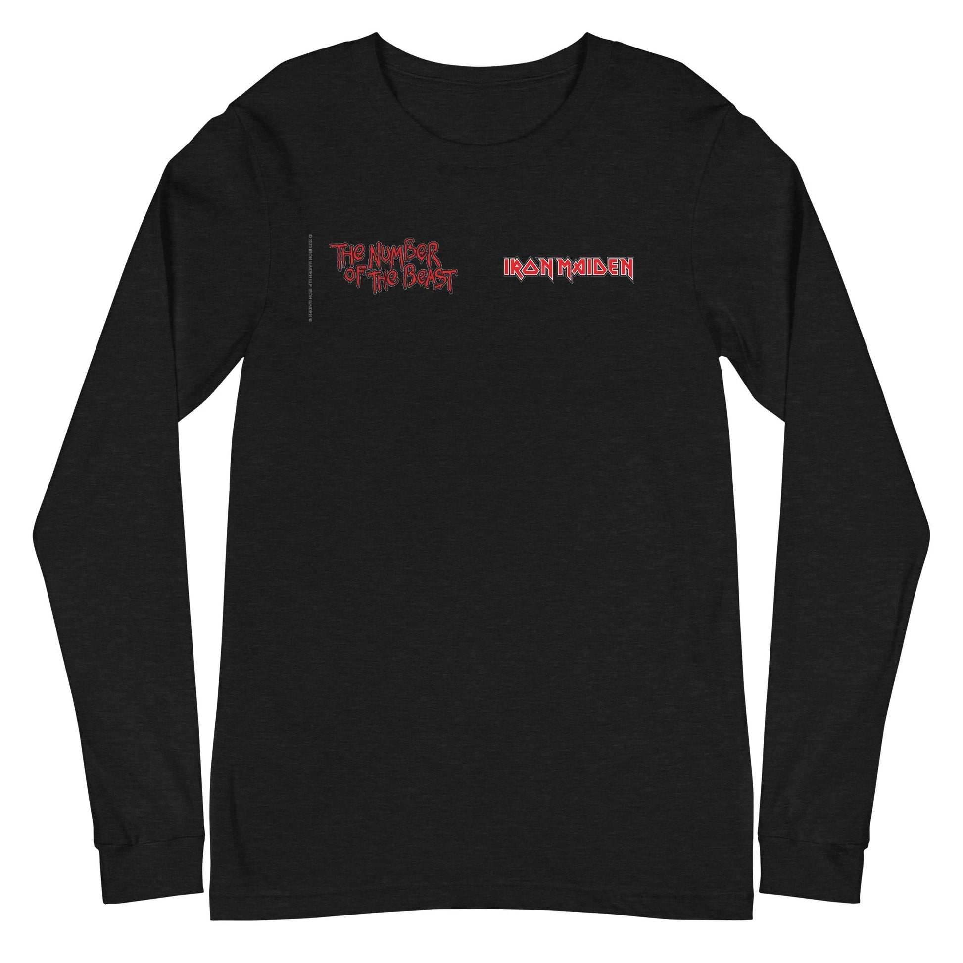 Iron Maiden - Beast Logo Long Sleeve T-Shirt Black