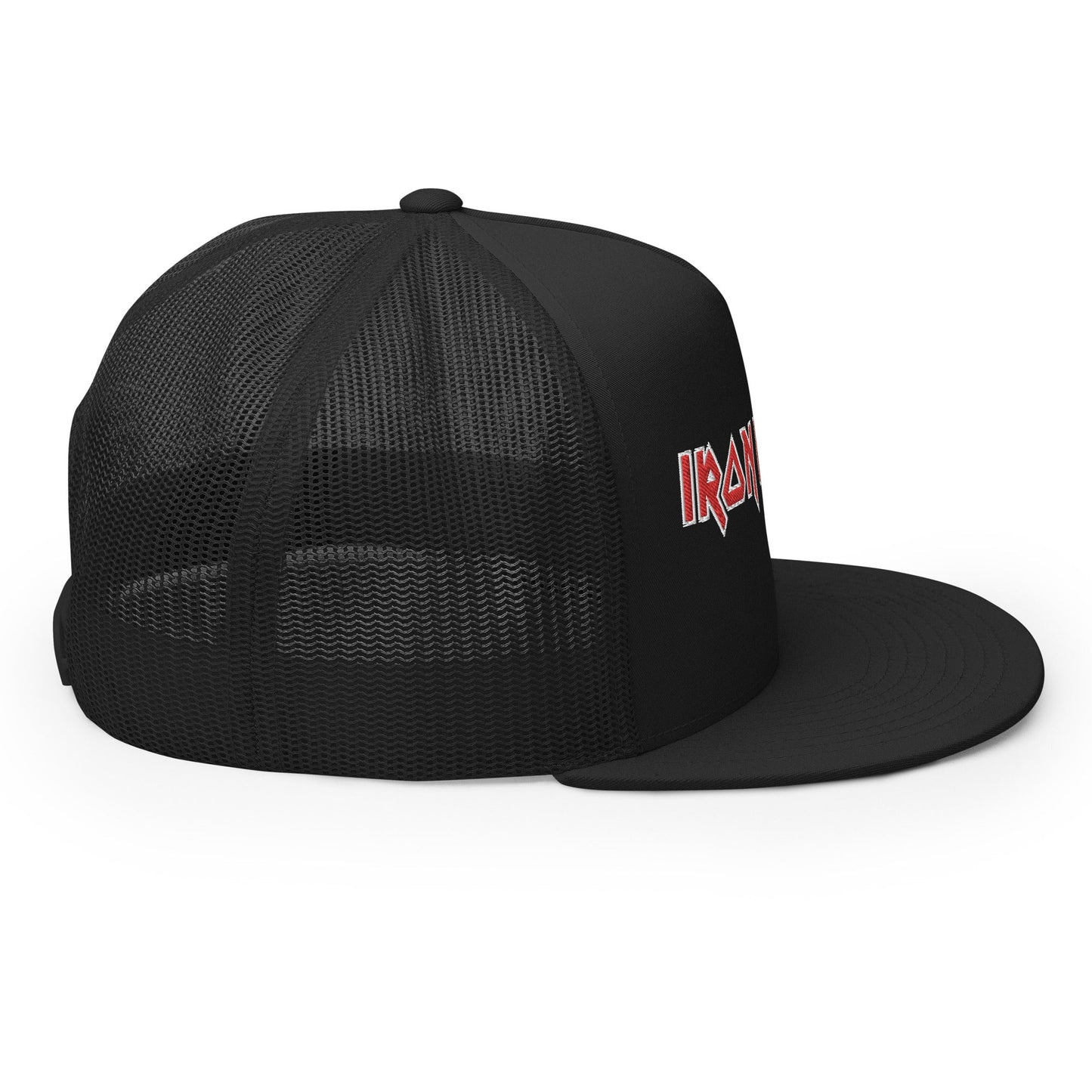 Iron Maiden Classic Logo Embroidered Trucker Hat