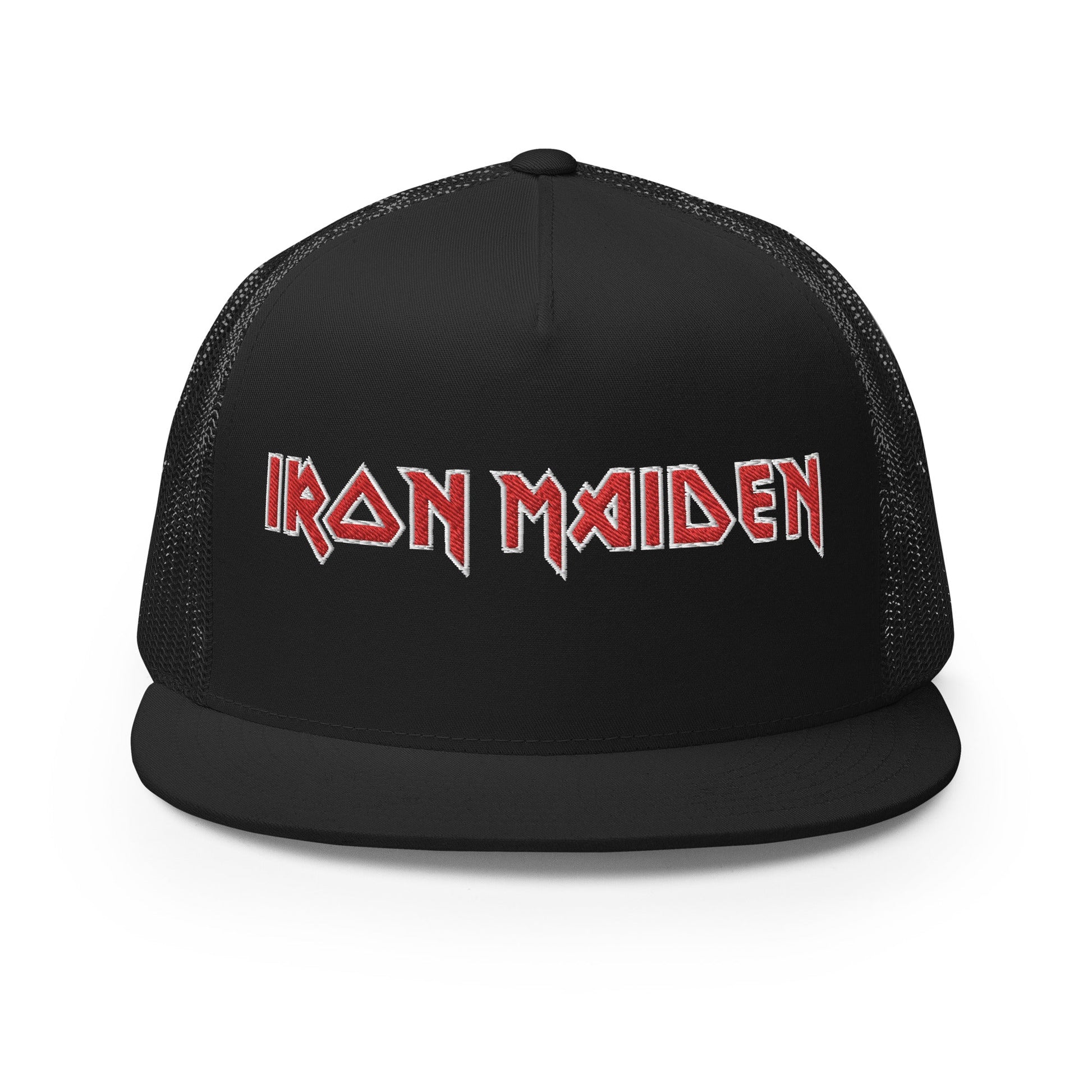 Iron Maiden Classic Logo Embroidered Trucker Hat