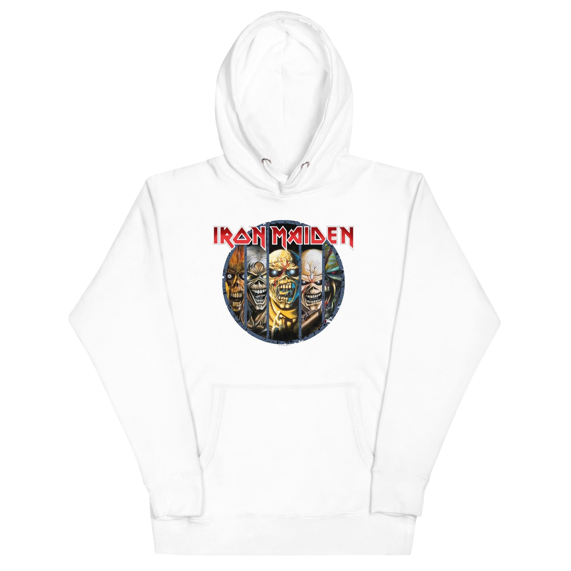 Iron Maiden - Eddies Hoodie White