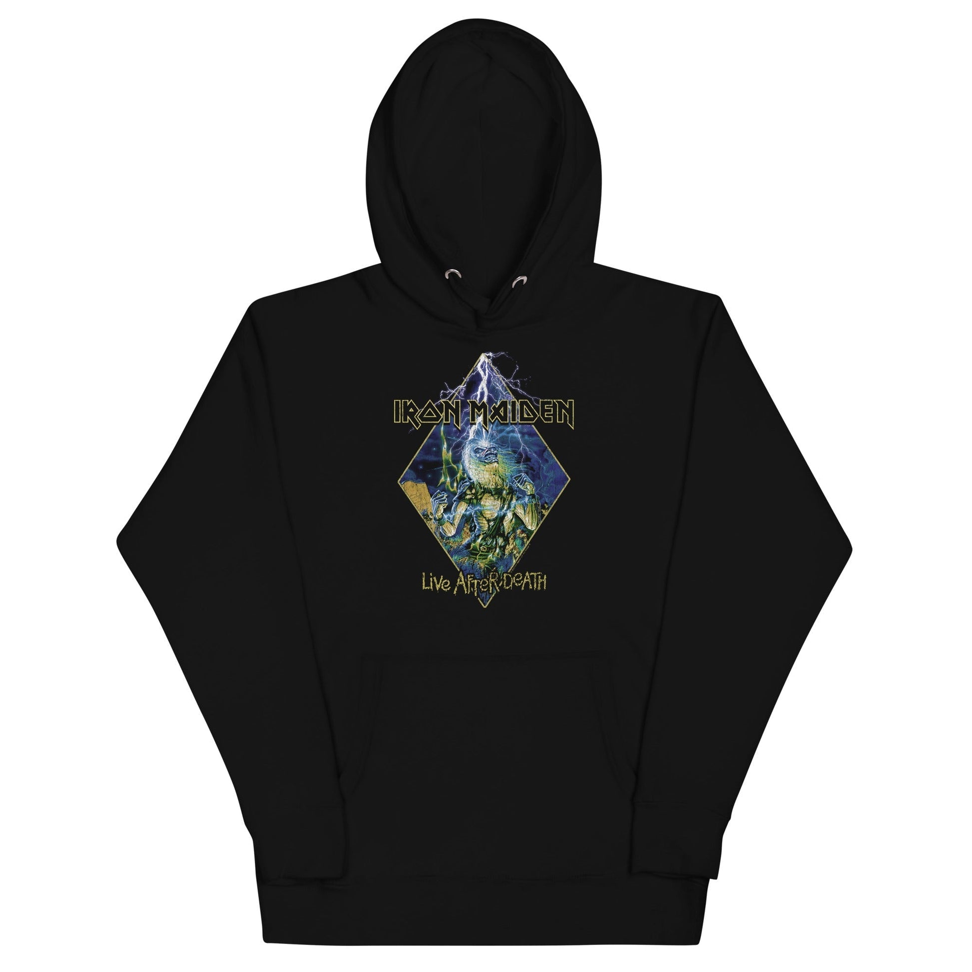 Iron Maiden - Lightning Hoodie Black