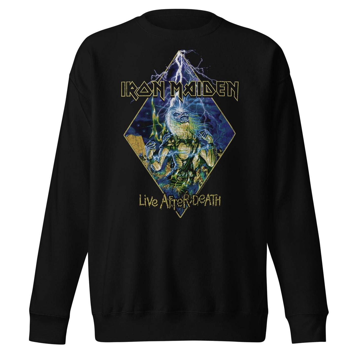 Iron Maiden - Lightning Sweatshirt Black