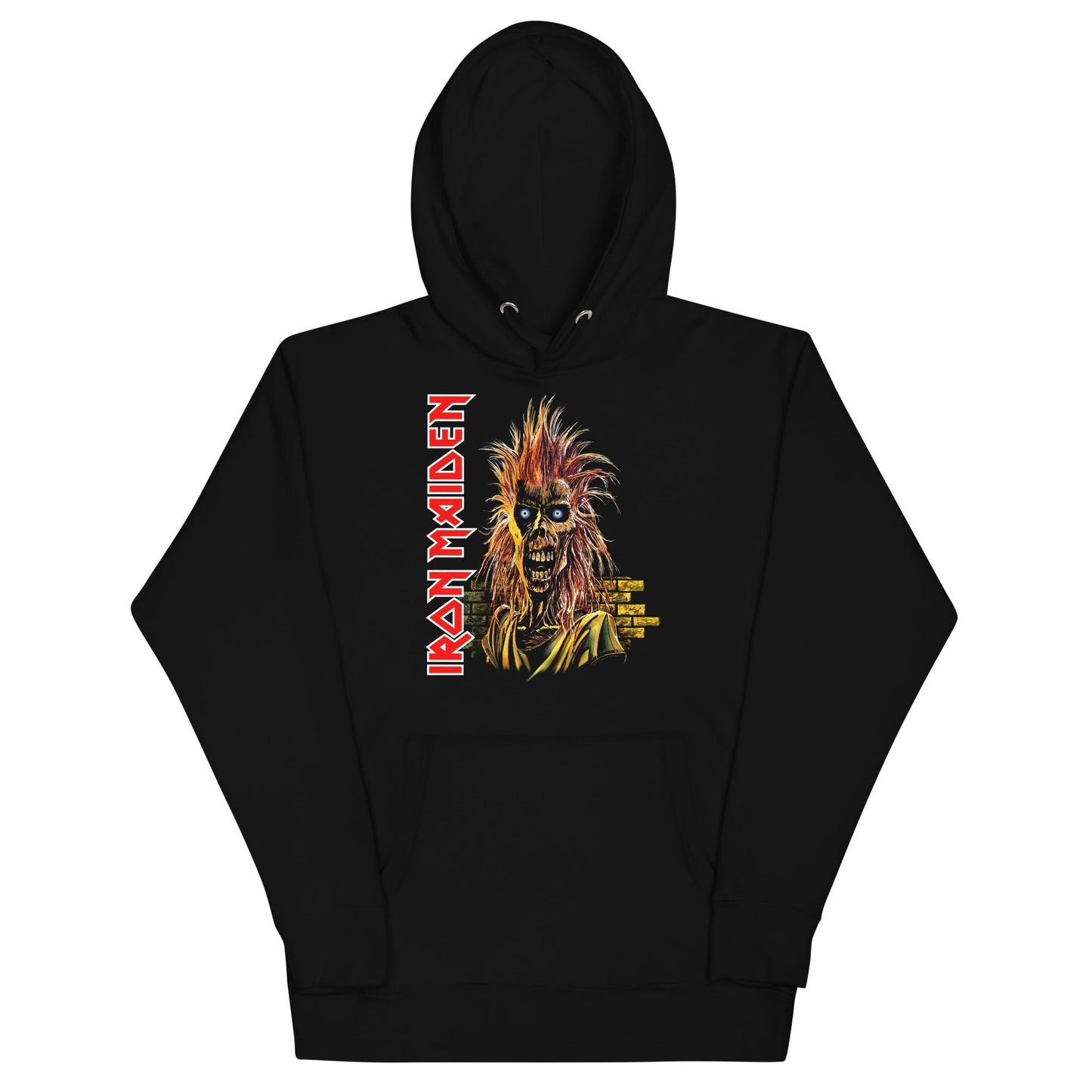 Iron Maiden - Vertical Eddie Hoodie Black