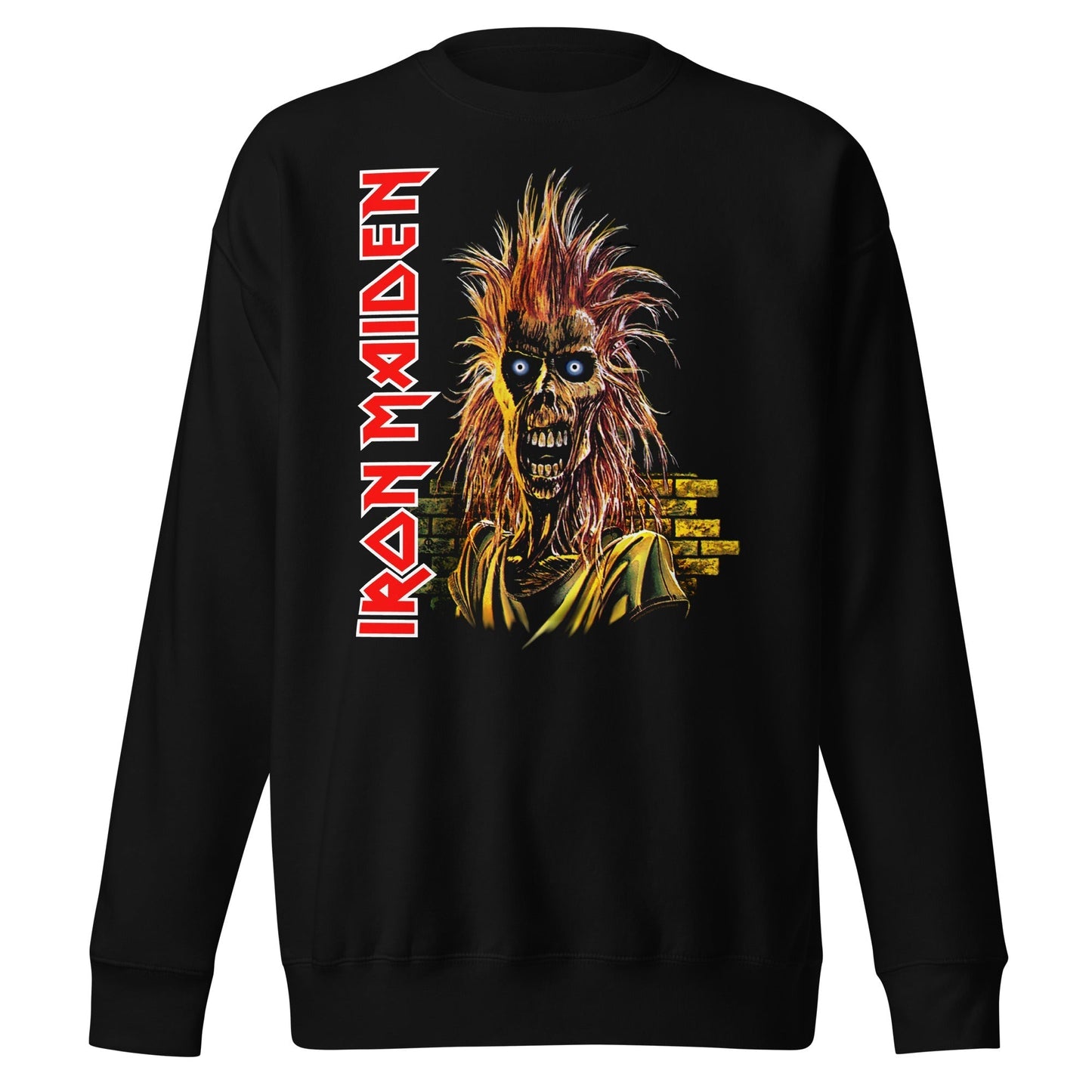 Iron Maiden - Vertical Eddie Sweatshirt Black