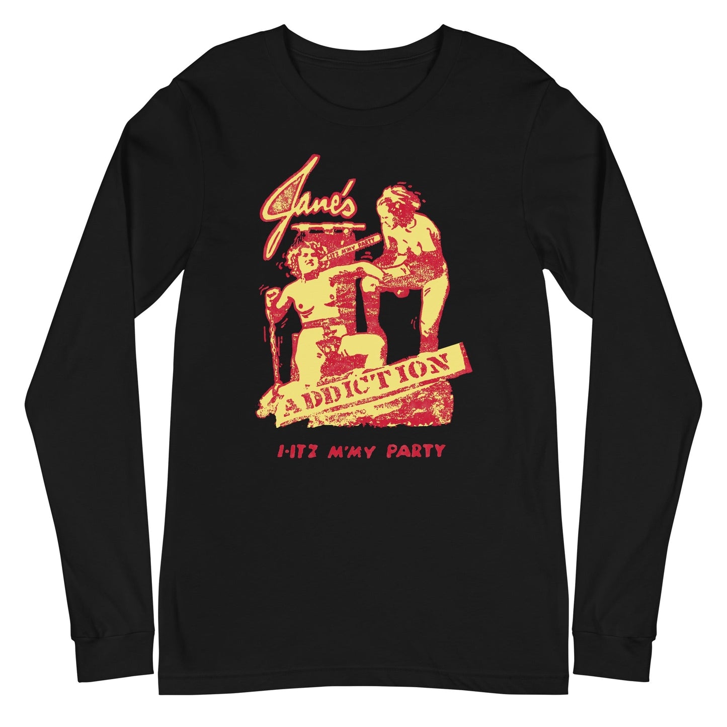 Jane's Addiction - I-Itz M'My Party Long Sleeve T-Shirt Black