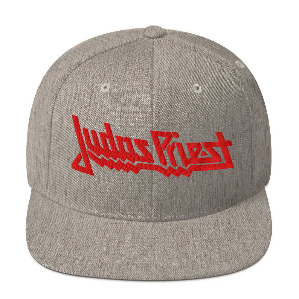 Judas Priest Electric Logo Gray Snapback Hat