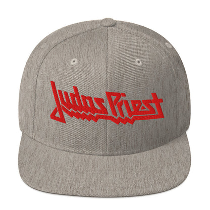 Judas Priest Electric Logo Gray Snapback Hat