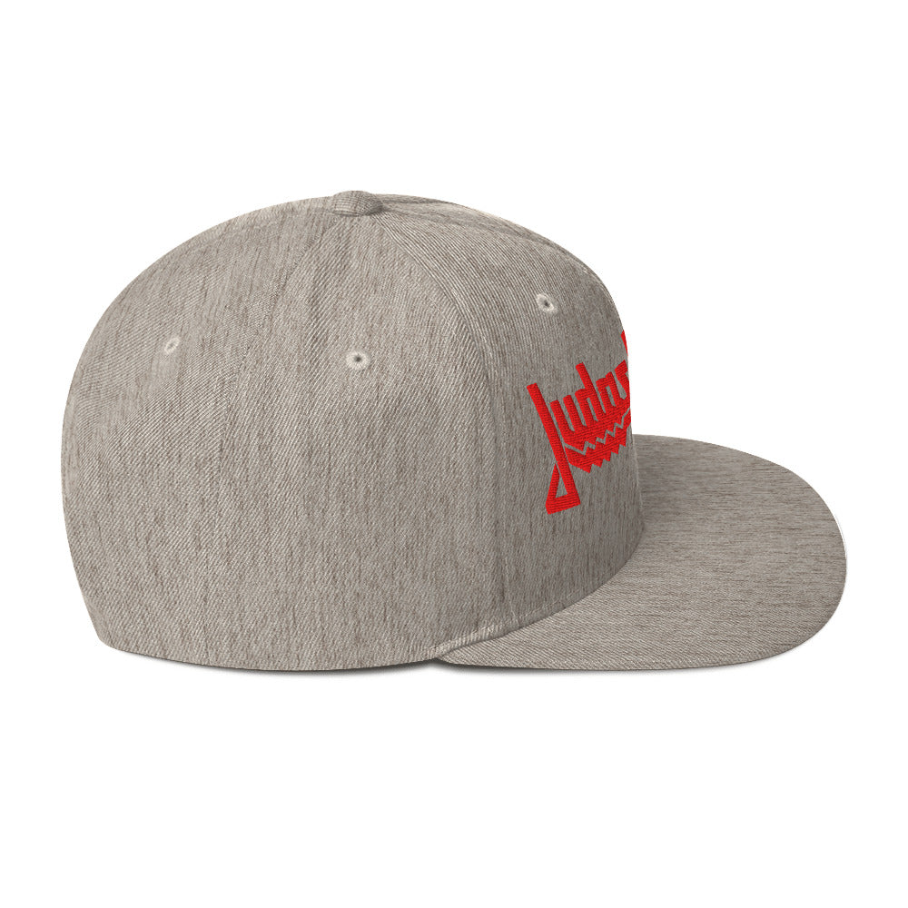 Judas Priest Electric Logo Gray Snapback Hat