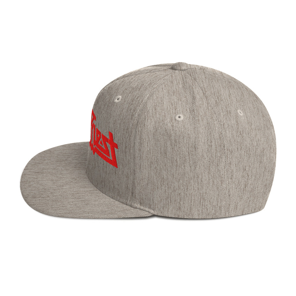 Judas Priest Electric Logo Gray Snapback Hat