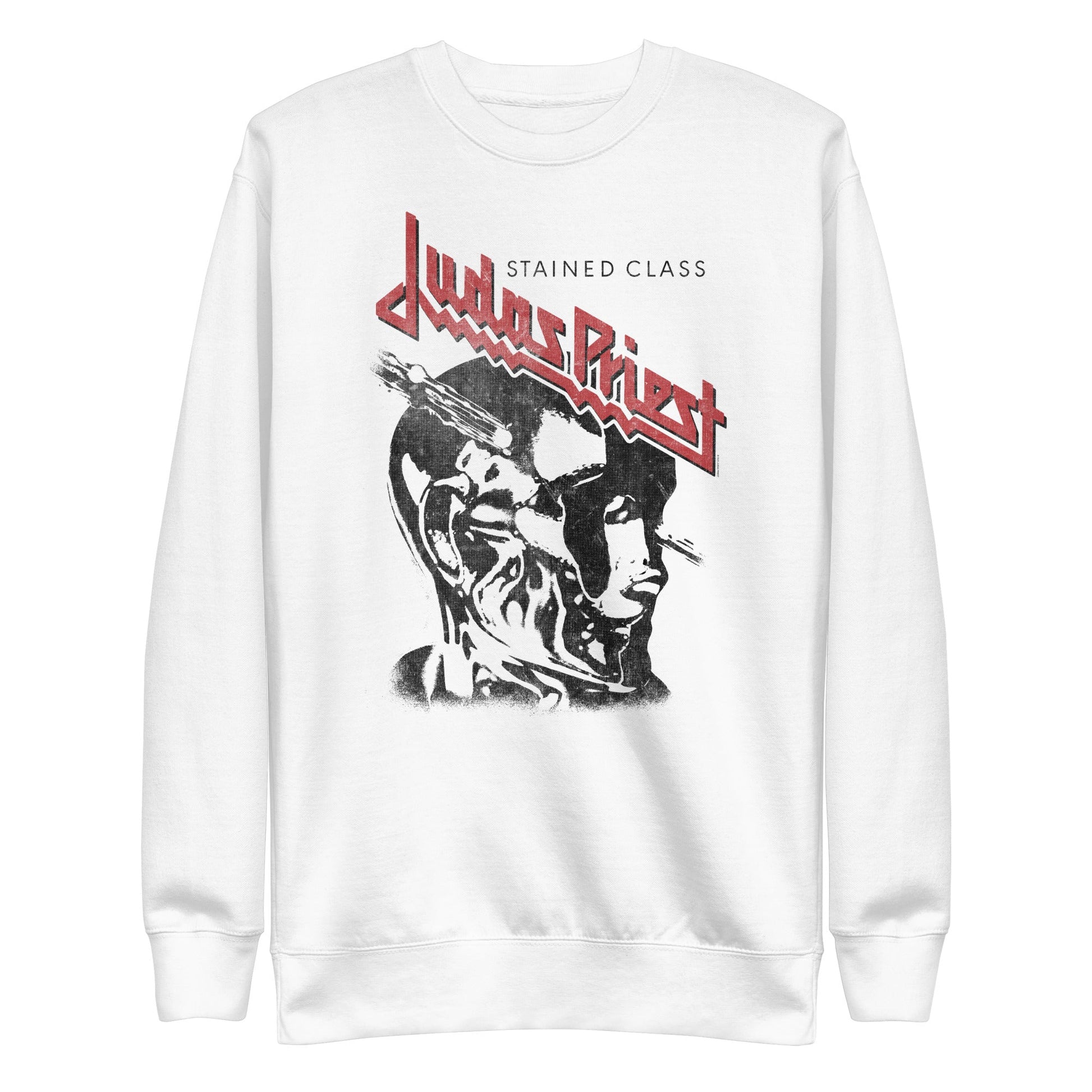 Judas Priest - Look Left Sweatshirt White