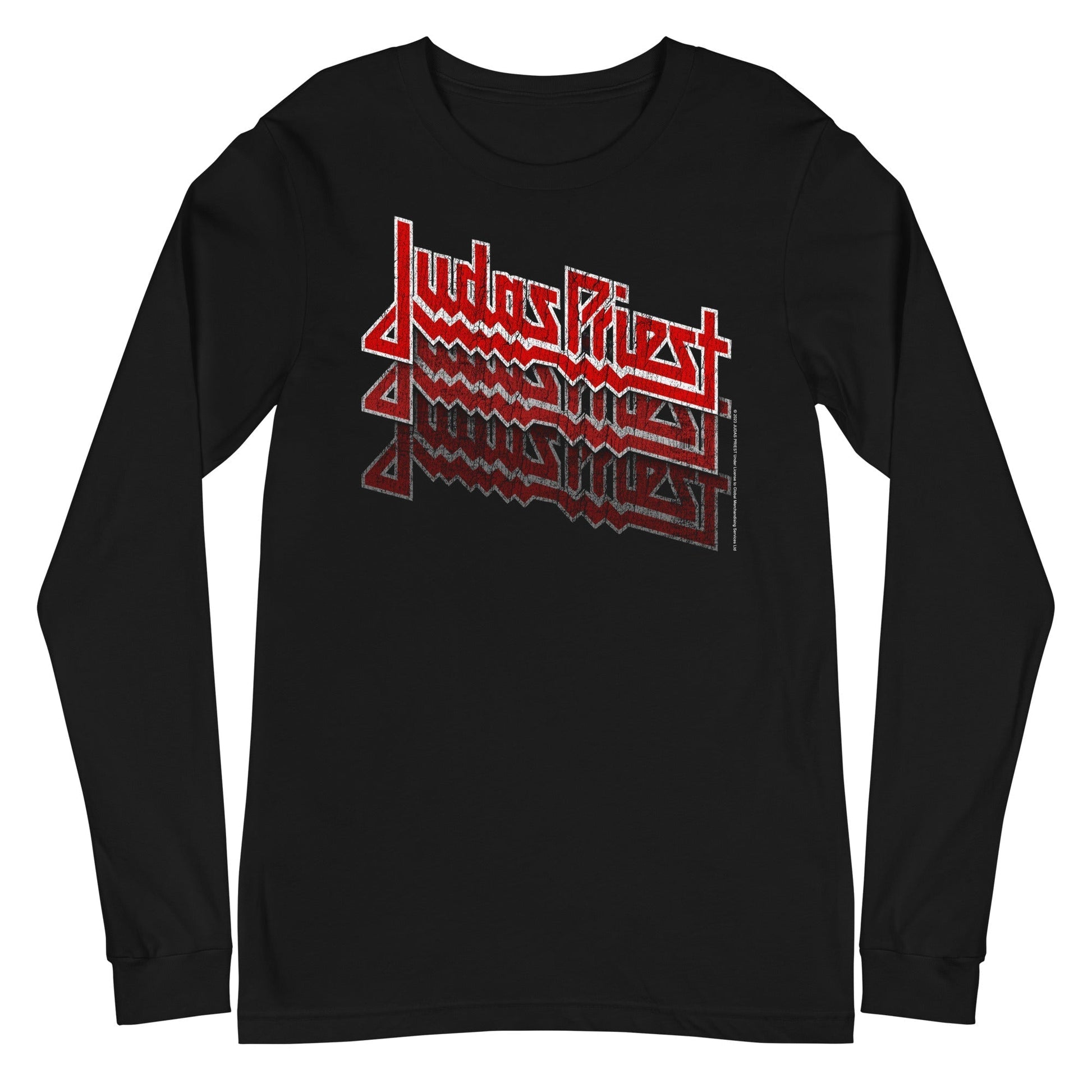 Judas Priest - Triple Vision Logo Long Sleeve T-Shirt Black