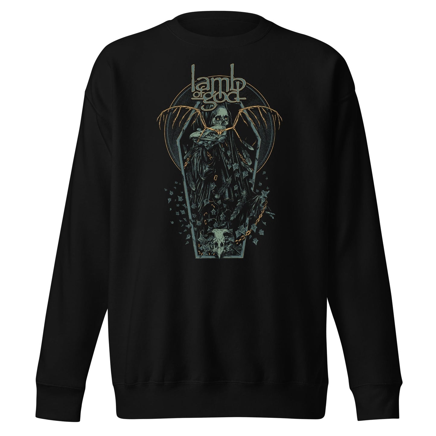 Lamb of God - Casket Sweatshirt Black