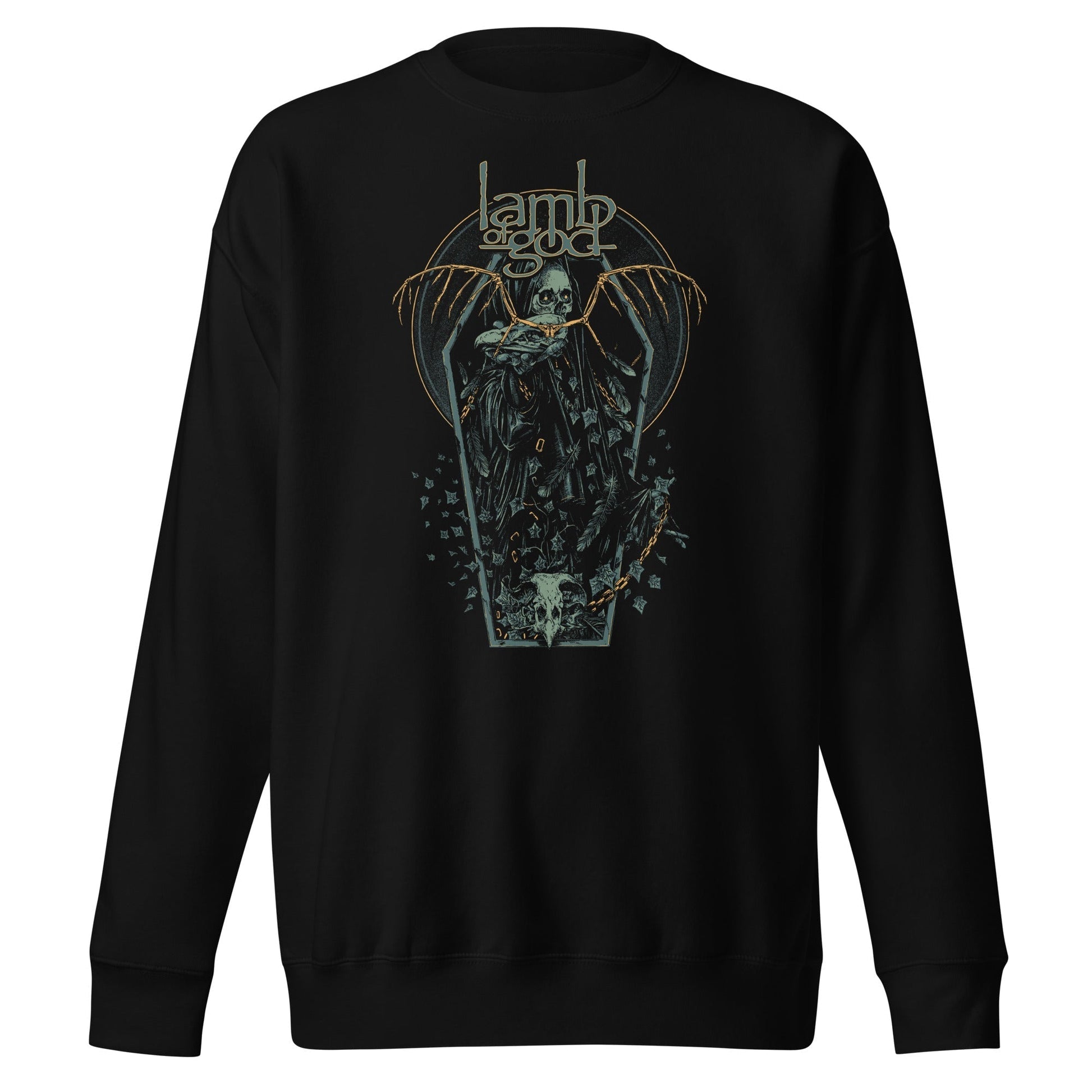 Lamb of God - Casket Sweatshirt Black