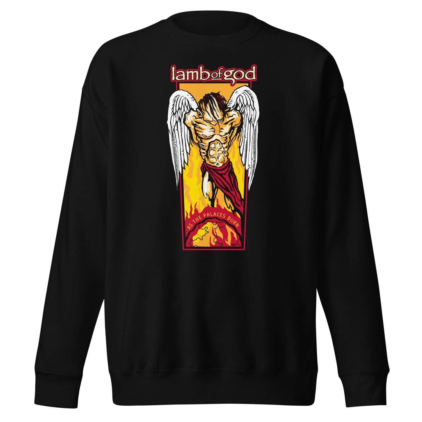 Lamb of God - Fallen Angel Sweatshirt Black