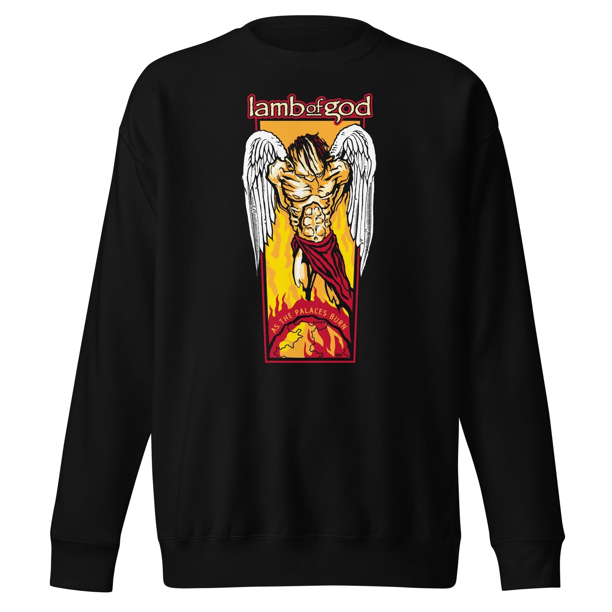 Lamb of God - Fallen Angel Sweatshirt Black